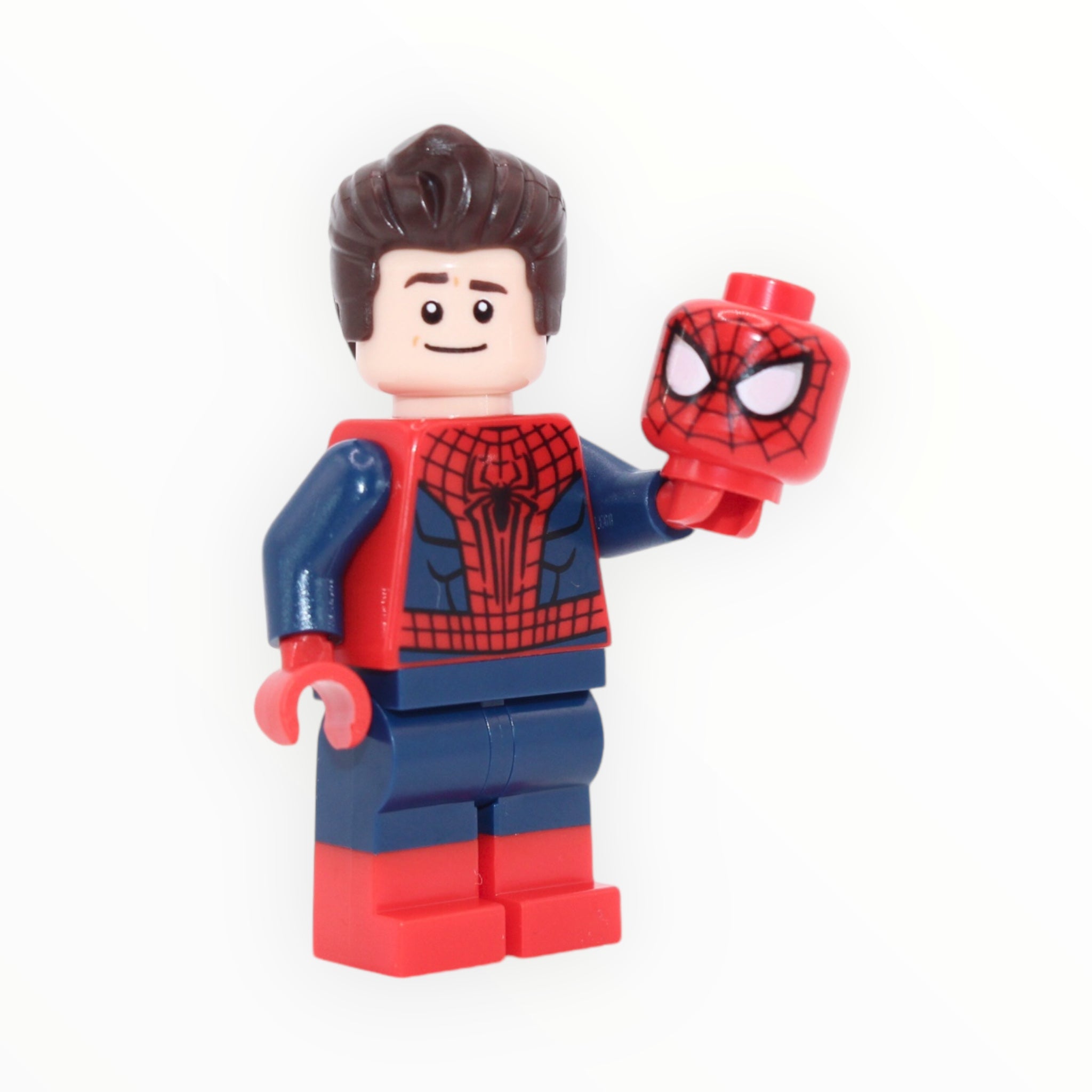 The Amazing Spider-Man (No Way Home, dual-molded legs, unmasked with extra head)