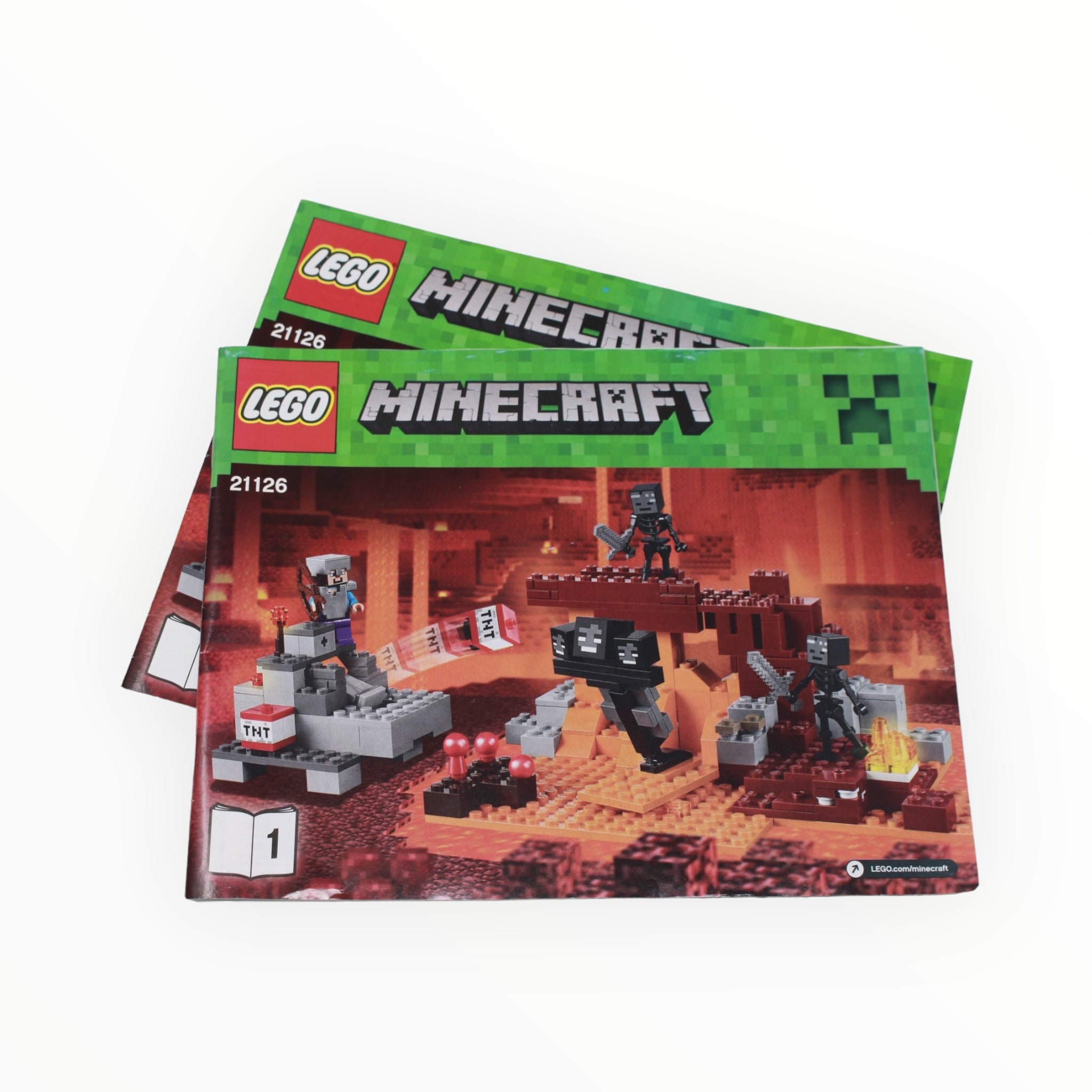 Used Set 21126 Minecraft The Wither