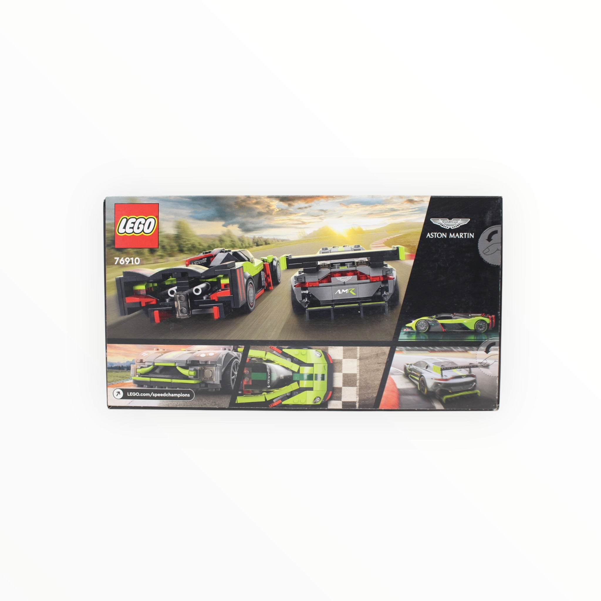 Retired Set 76910 Speed Champions Aston Martin Valkyrie AMR Pro and Aston Martin Vantage GT3 (slight box damage)