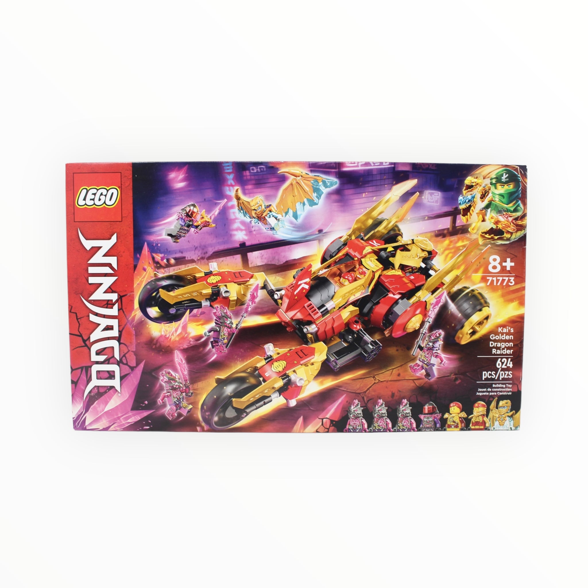 Certified Used Set 71773 Ninjago Kai’s Golden Dragon Raider