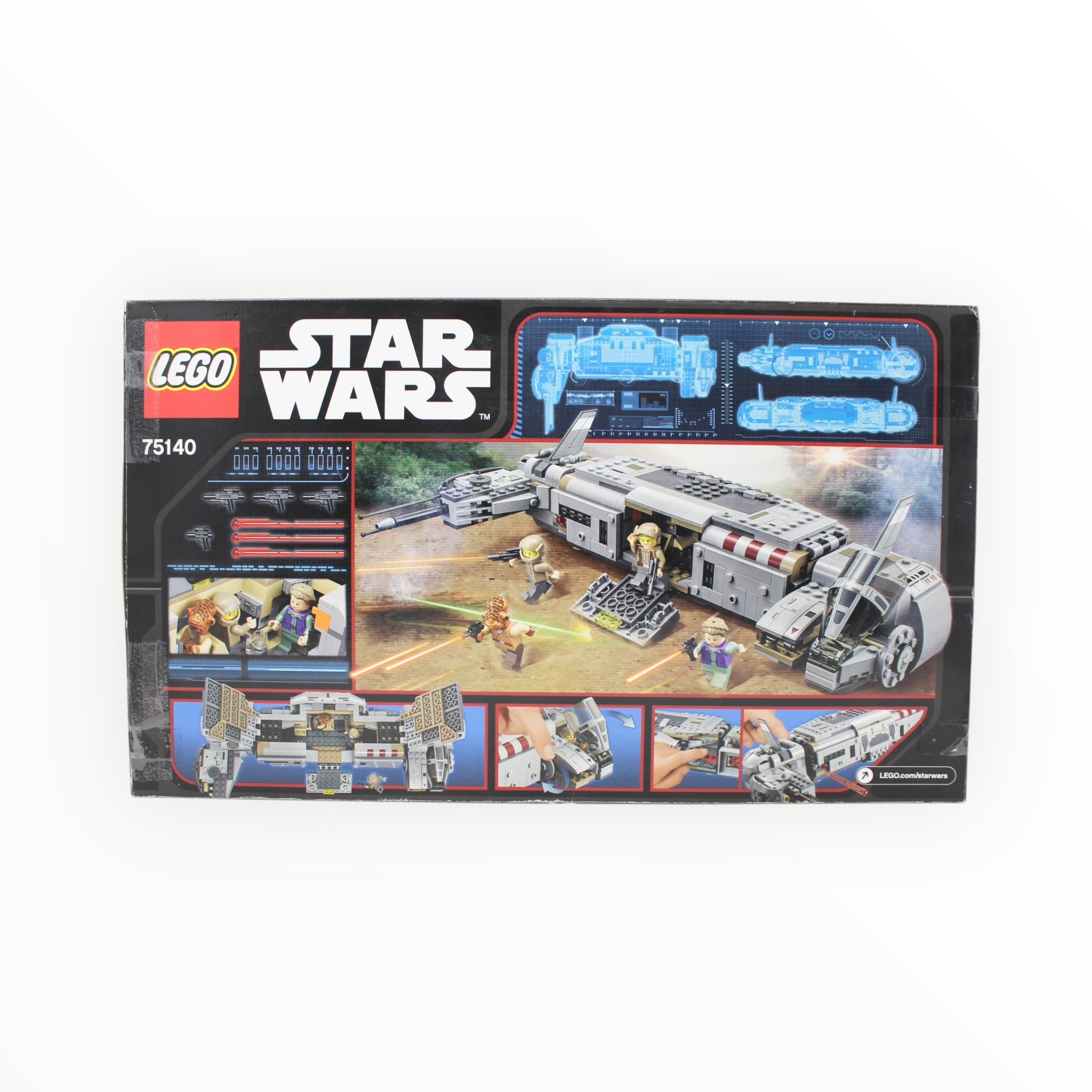 Certified Used Set 75140 Star Wars Resistance Troop Transporter (open box, sealed bags)