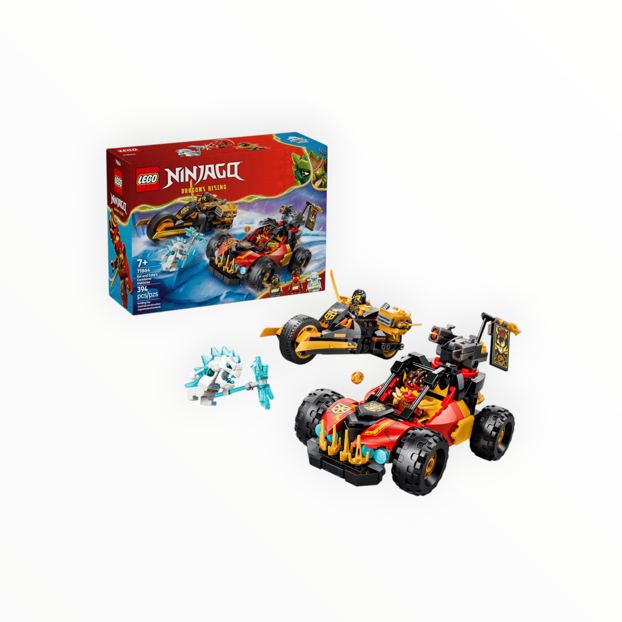 71864 Ninjago Kai and Cole's Combiner Vehicles
