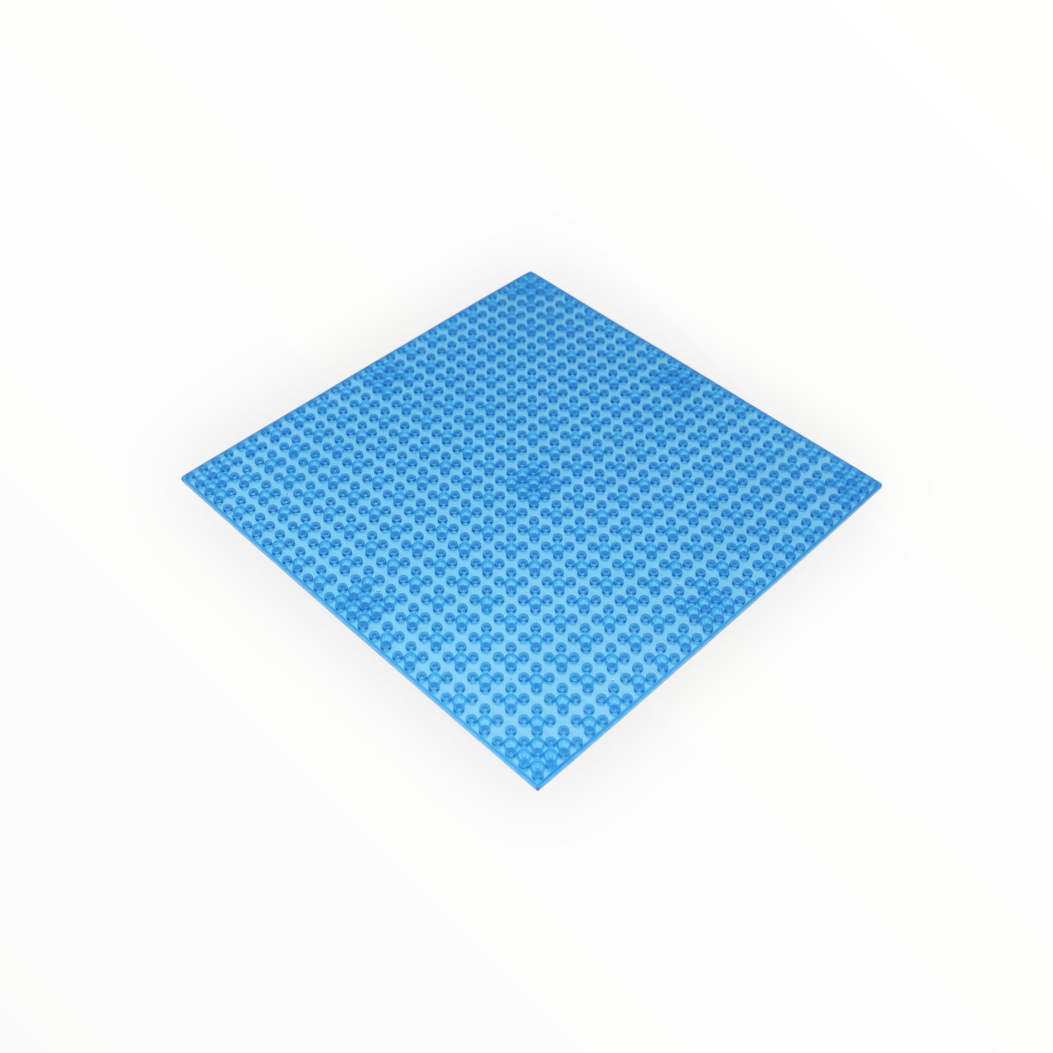 Transparent Blue LEGO® Compatible Baseplates 10x10