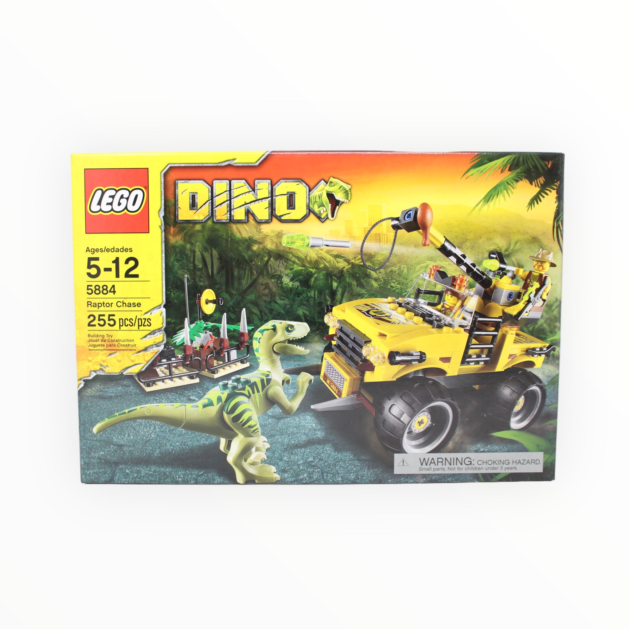 Retired Set 5884 Dino Raptor Chase