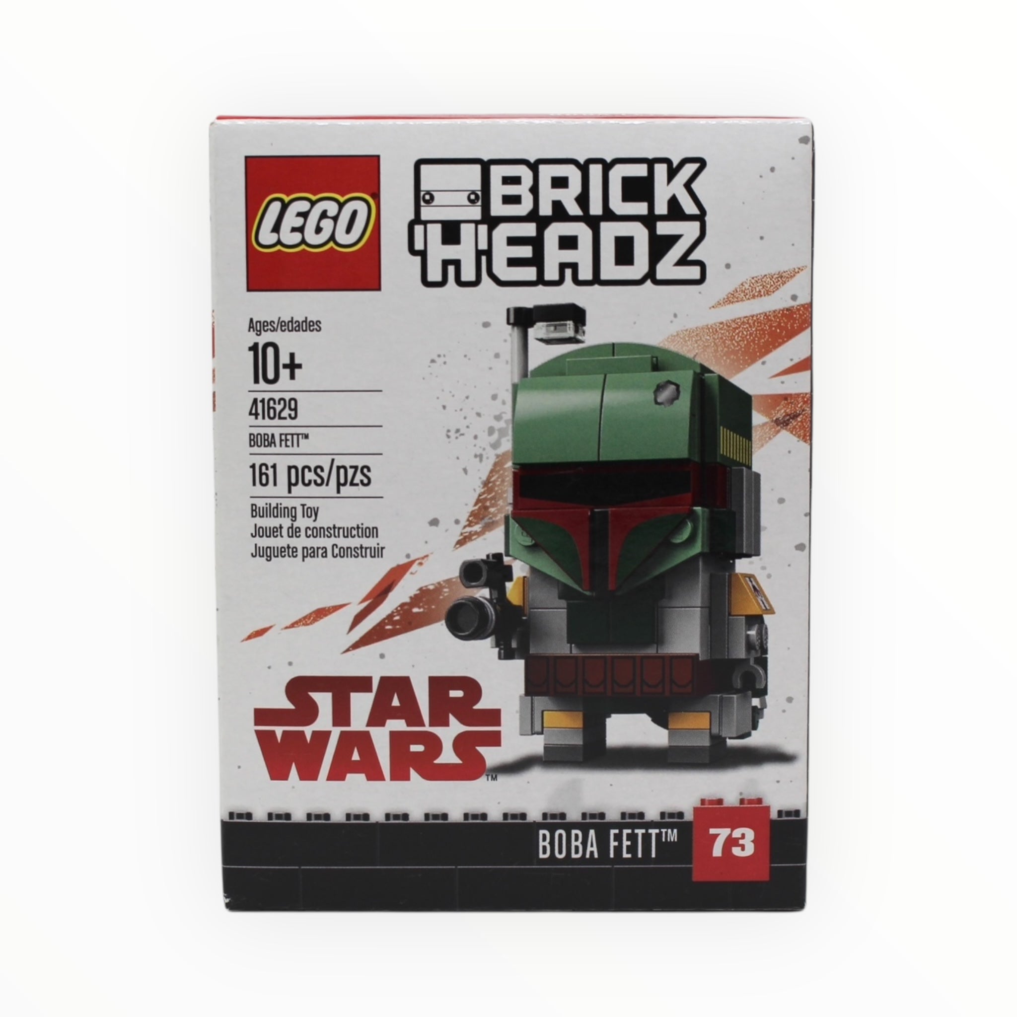 Retired Set 41629 Star Wars BrickHeadz Boba Fett