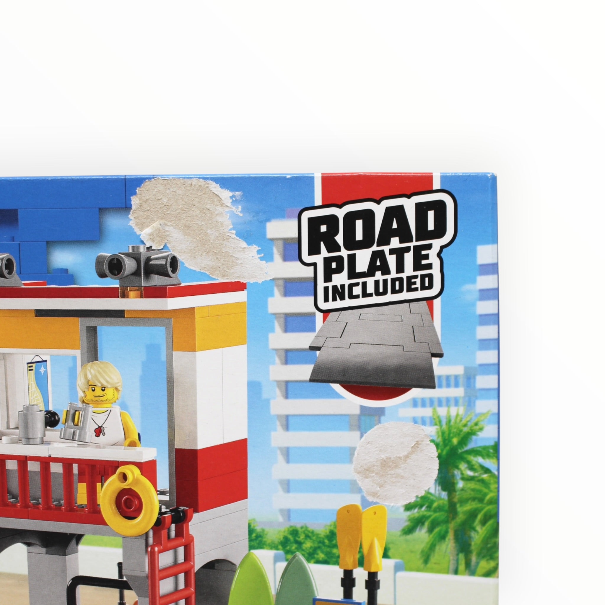 Retired Set 60328 City Beach Lifeguard Station (some box damage)