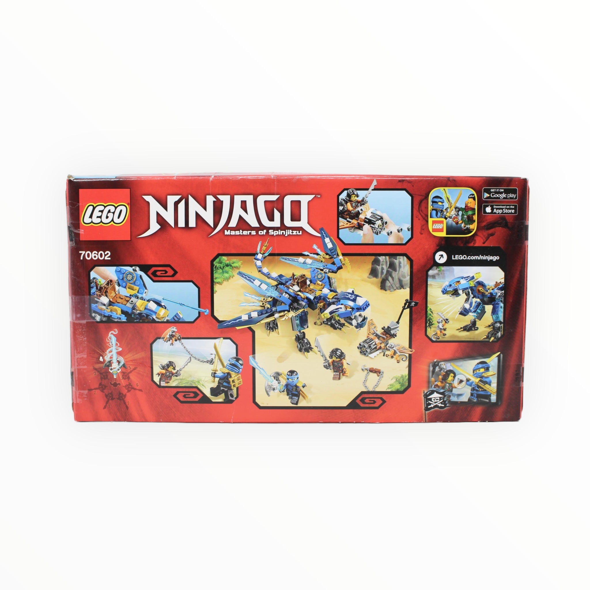 Certified Used Set 70602 Ninjago Jay’s Elemental Dragon