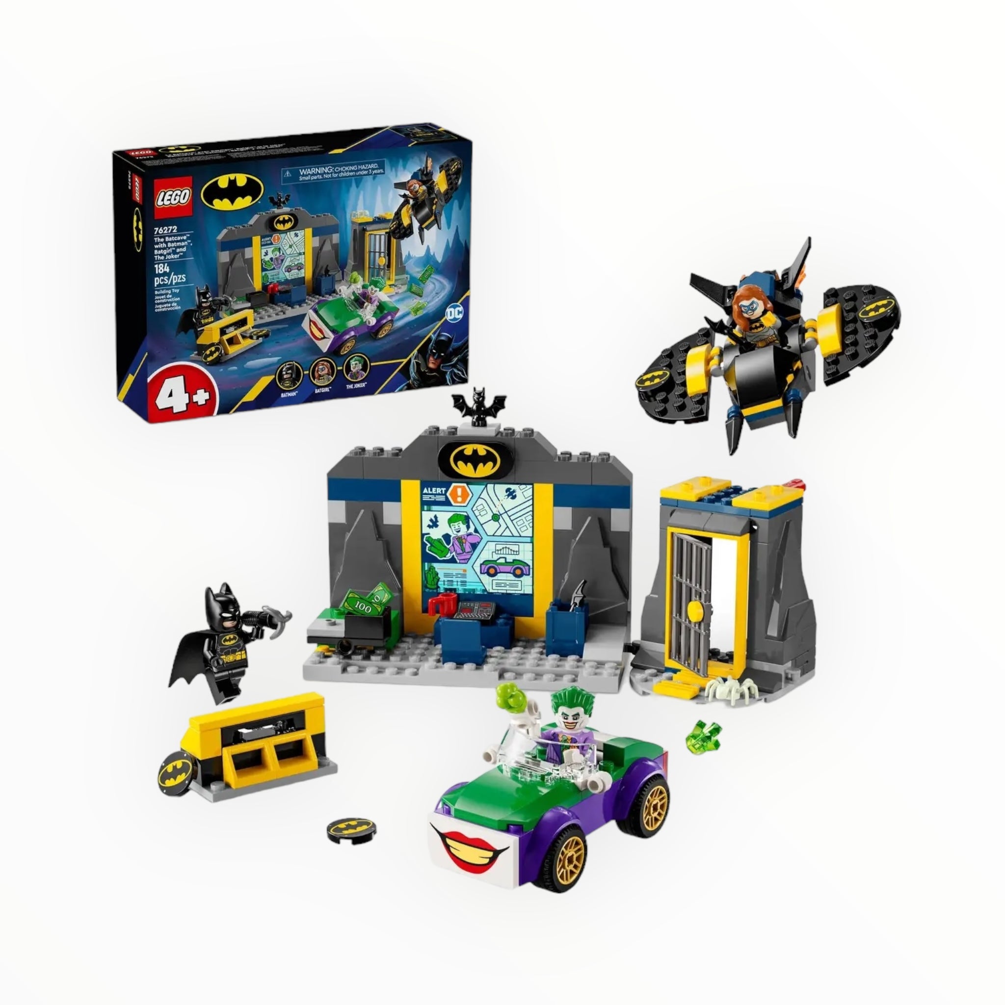 76272 DC The Batcave with Batman, Batgirl, and The Joker