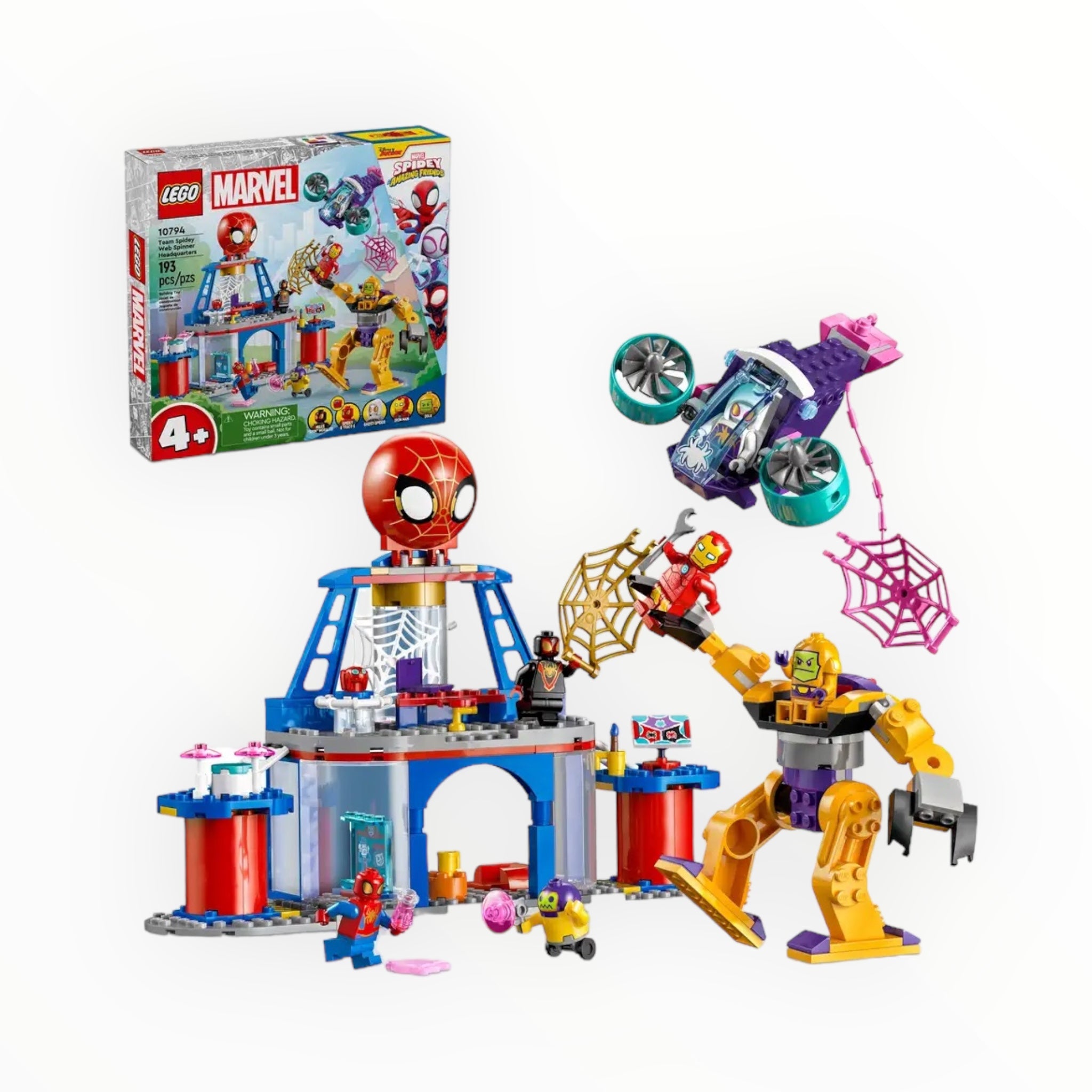 10794 Spidey and his Amazing Friends Team Spidey Web Spinner Headquarters