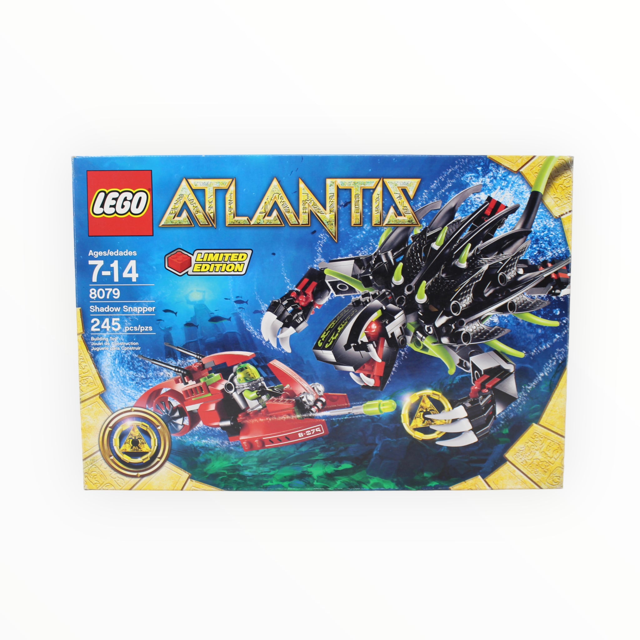 Certified Used Set 8079 Atlantis Shadow Snapper