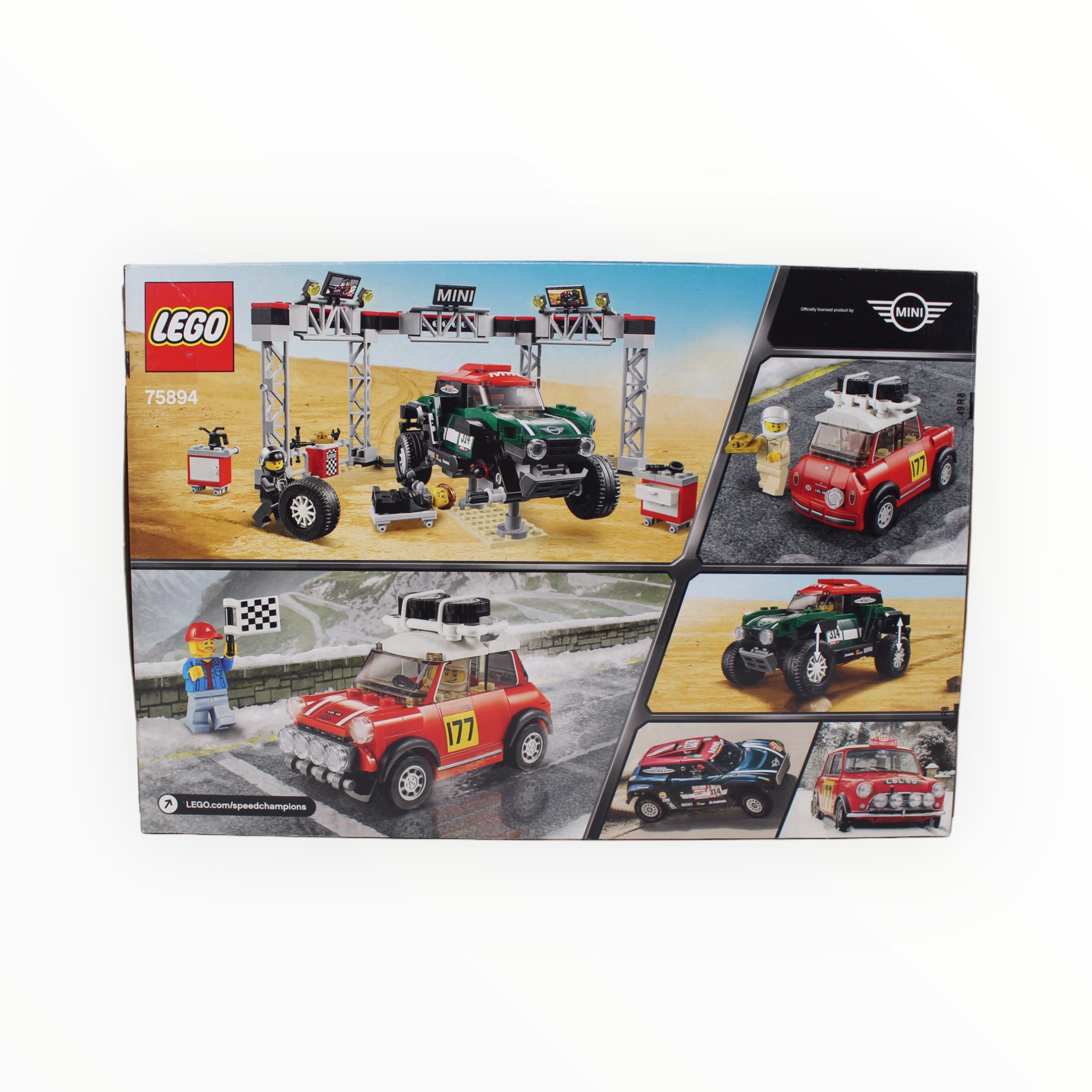 Retired Set 75894 Speed Champions 1967 Mini Cooper S Rally and 2018 MINI John Cooper Works Buggy