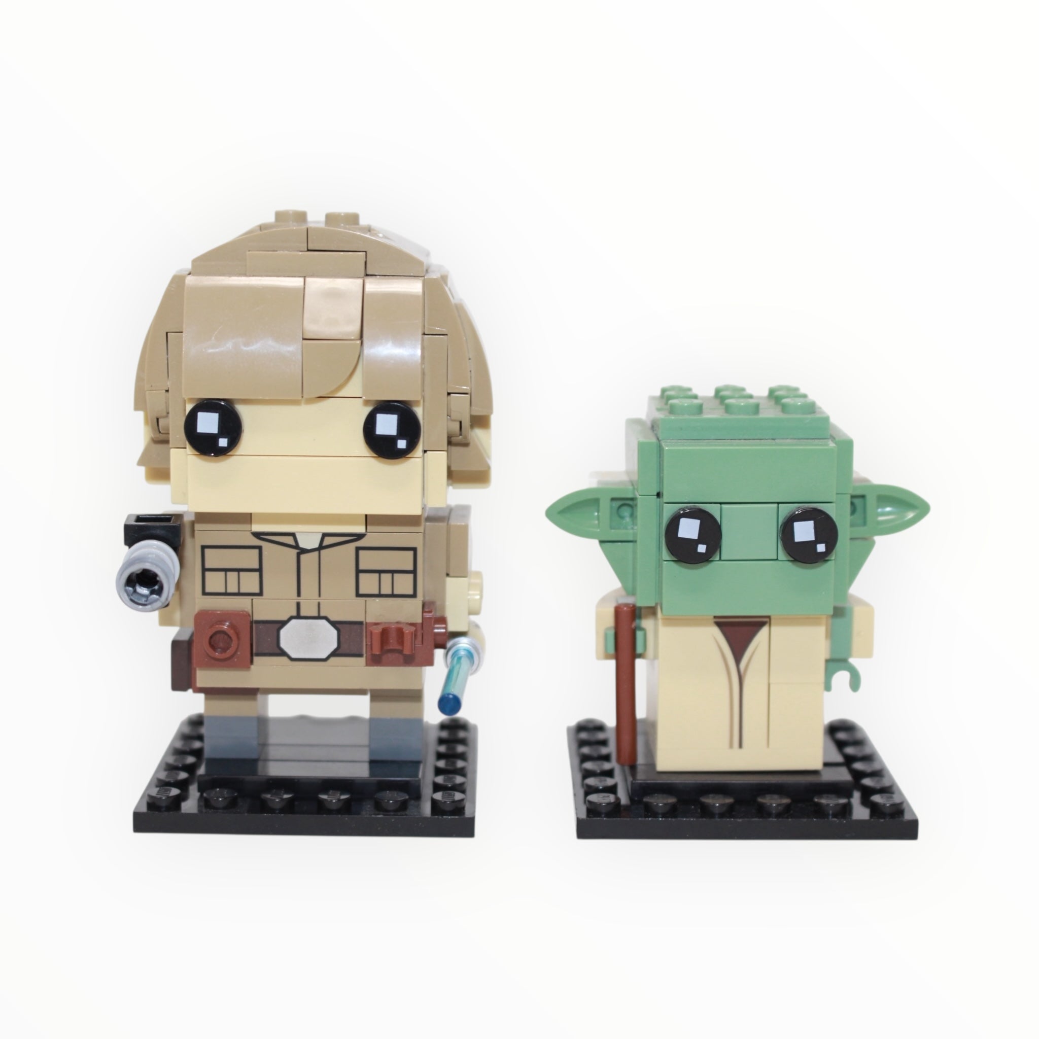 Used Set 41627 BrickHeadz Star Wars Luke Skywalker & Yoda