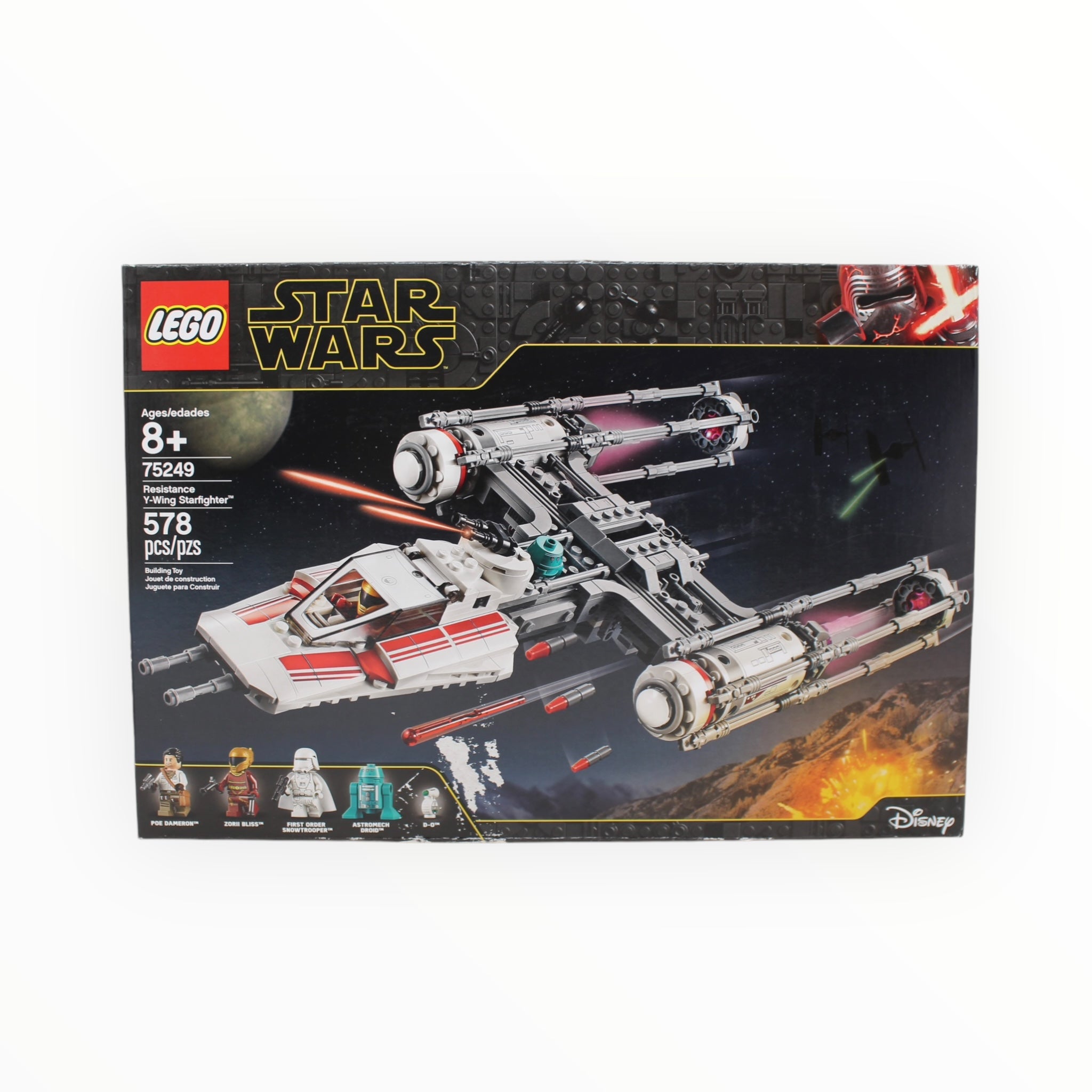 Retired Set 75249 Star Wars Resistance Y-Wing Starfighter (damaged box)