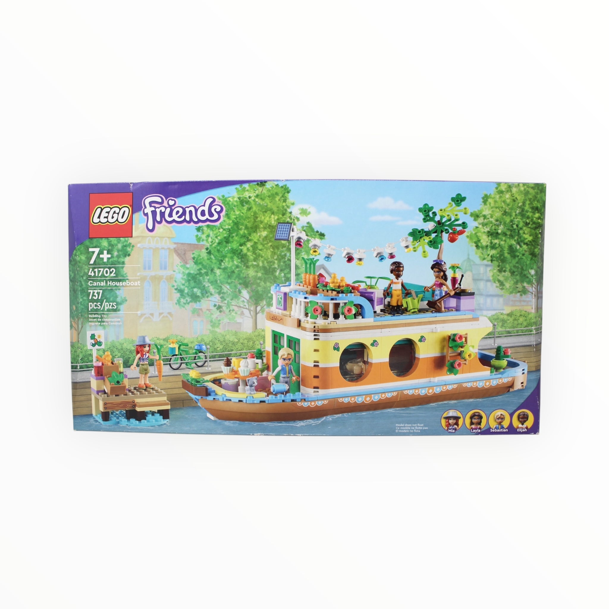 Retired Set 41702 Friends Canal Houseboat
