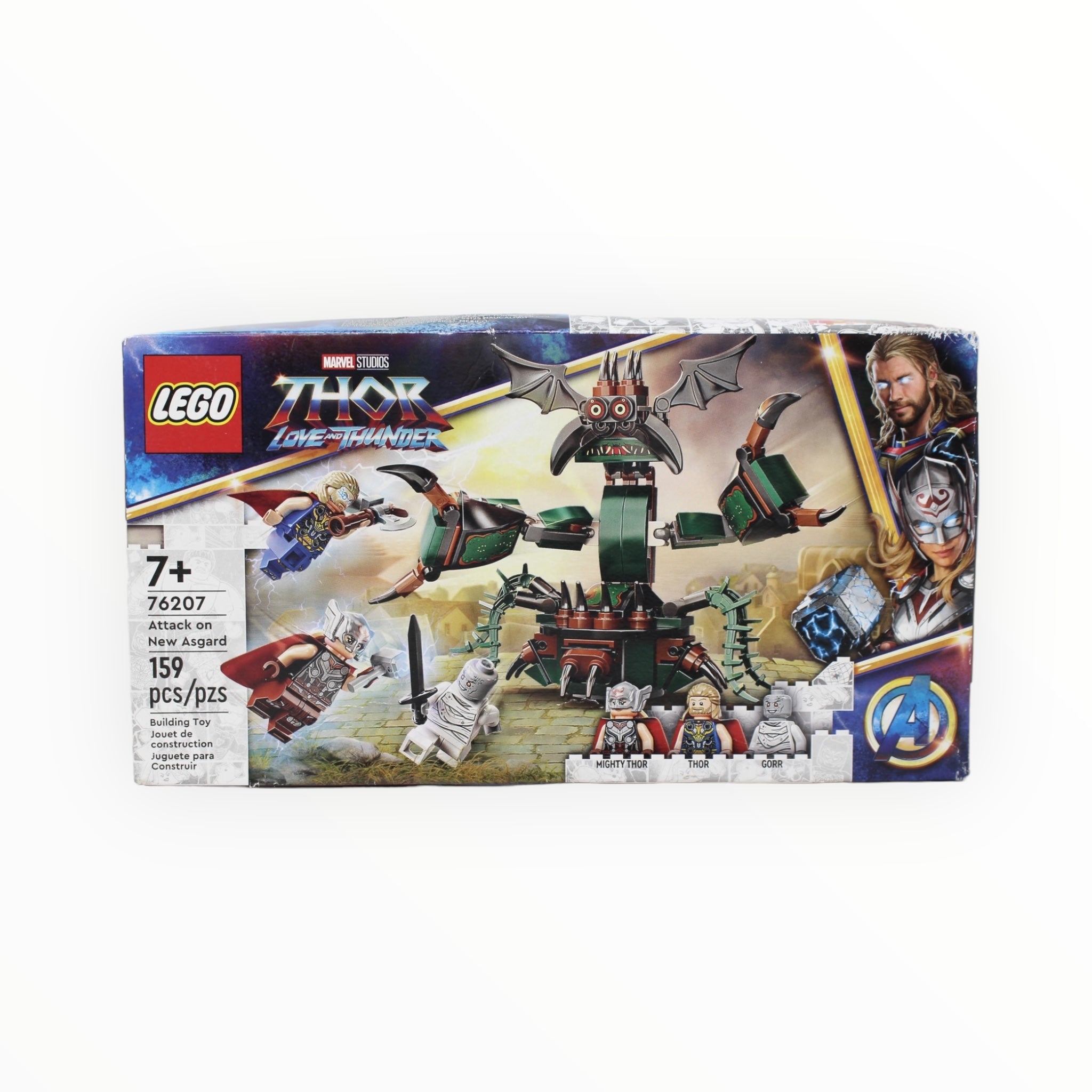 Retired Set 76207 Thor: Love and Thunder Attack on New Asgard