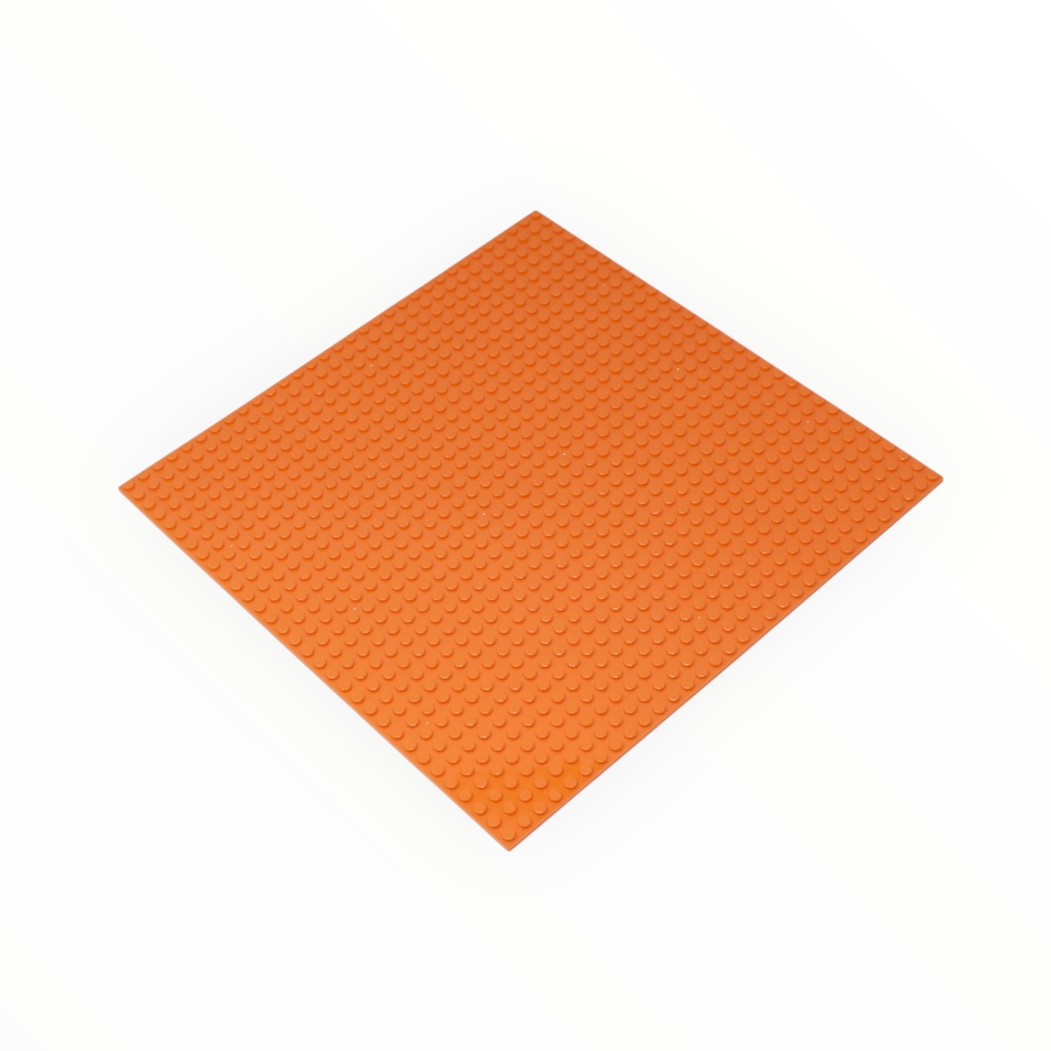 Orange LEGO® Compatible Baseplates 10x10