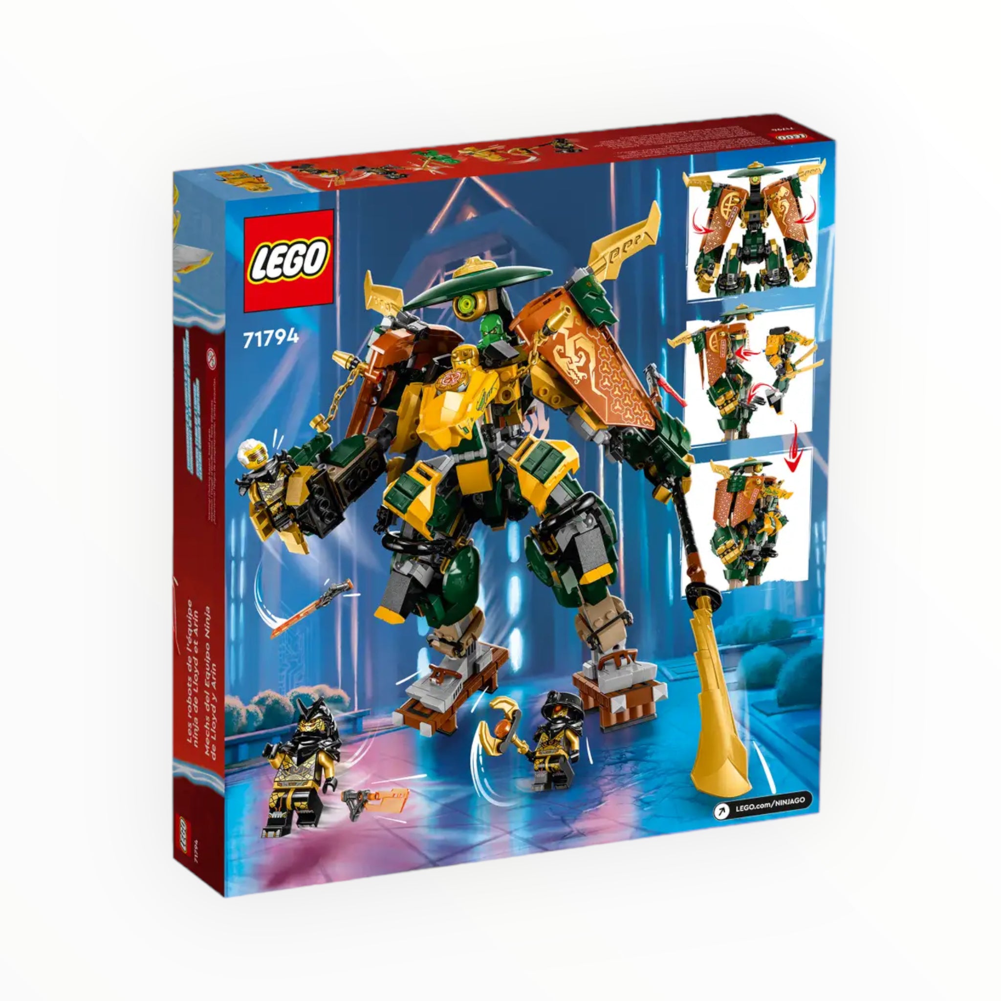 71794 Ninjago Lloyd and Arin’s Ninja Team Mechs