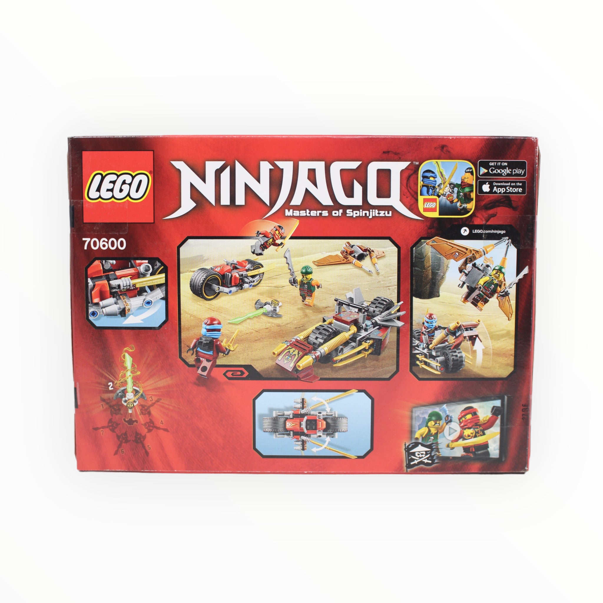 Retired Set 70600 Ninjago Ninja Bike Chase