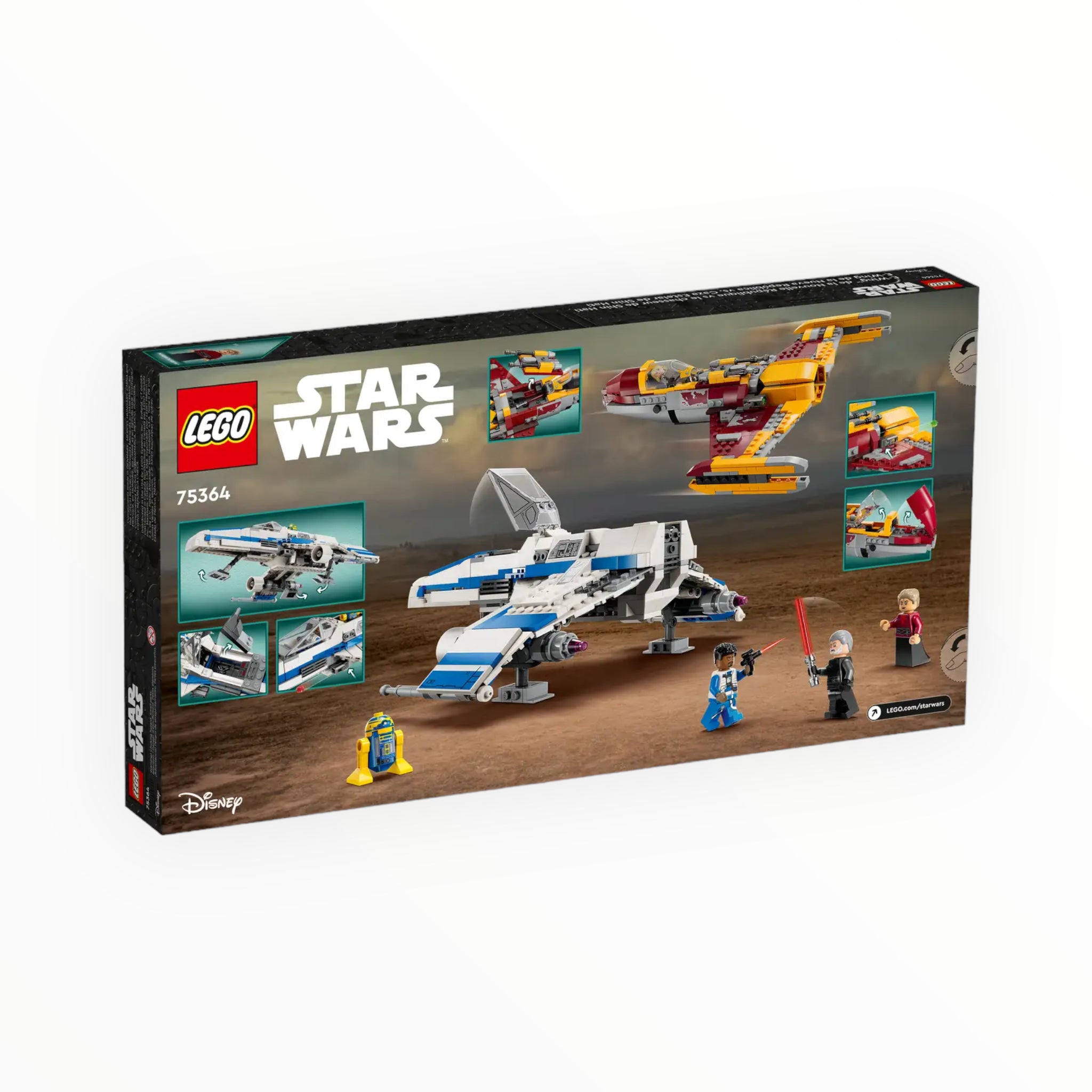 75364 Star Wars New Republic E-Wing vs. Shin Hati’s Starfighter