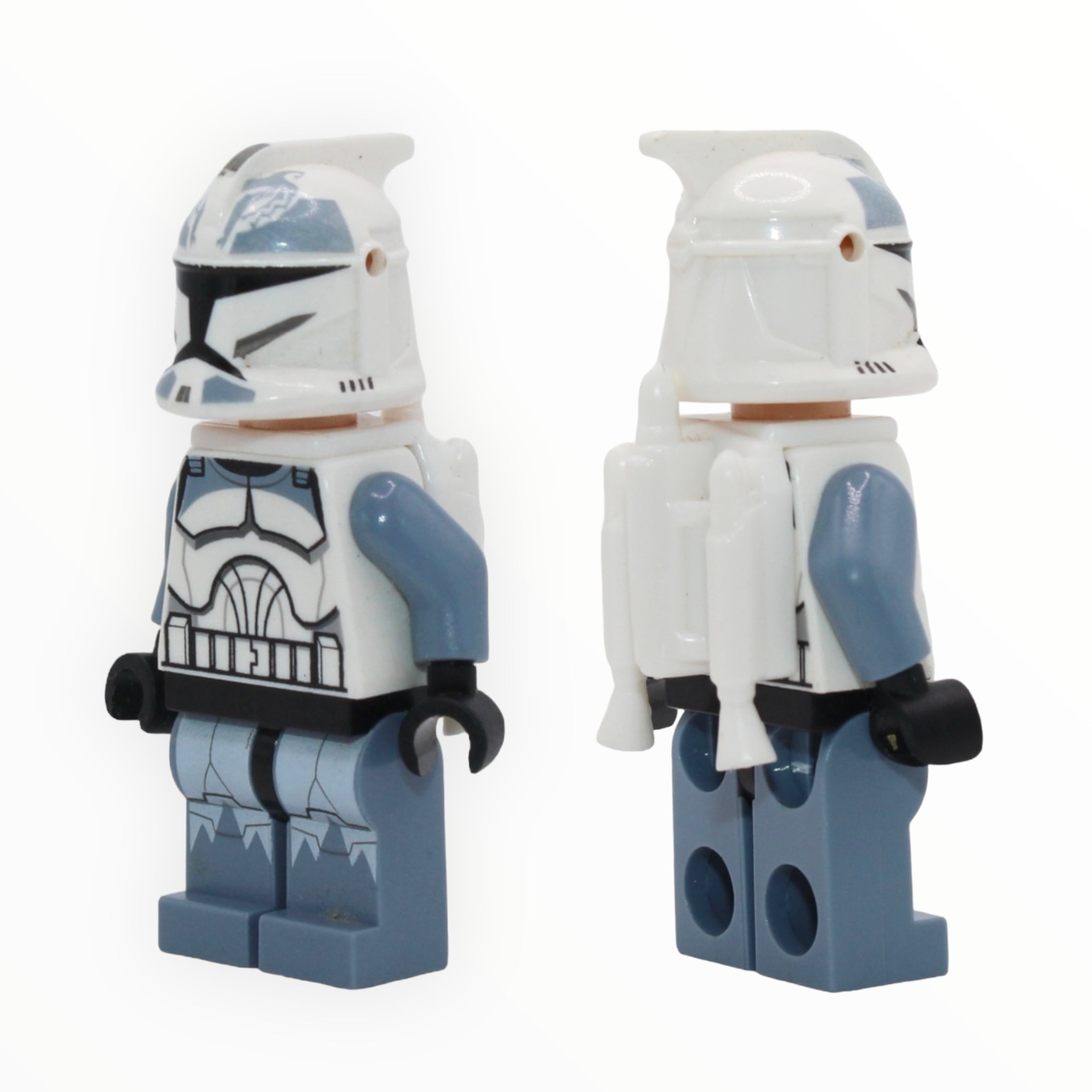 Wolfpack Clone Trooper (Phase I, sand blue arms, jet pack)