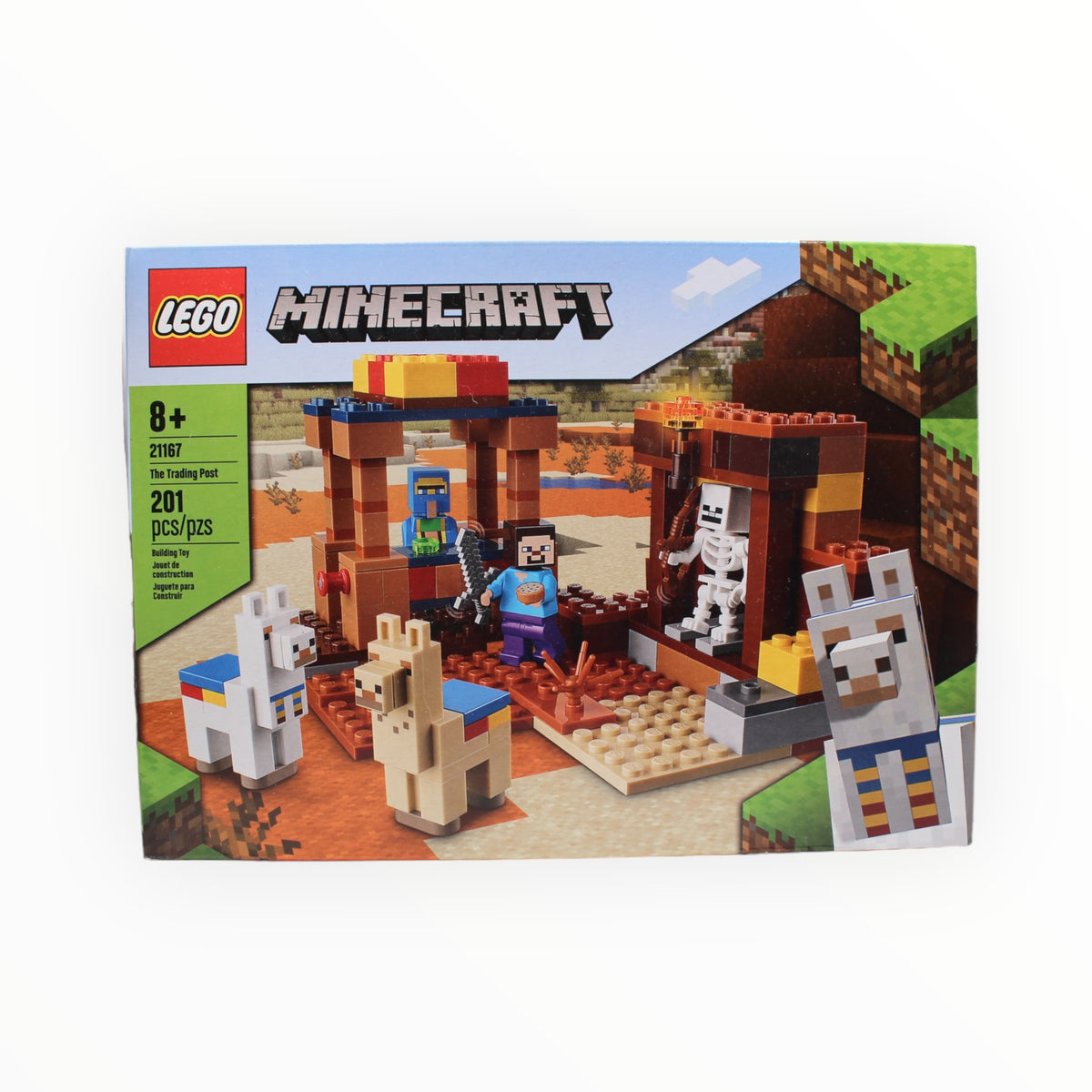Minecraft Sets Lego Minecraft The Trading Post 21167 Retired Set