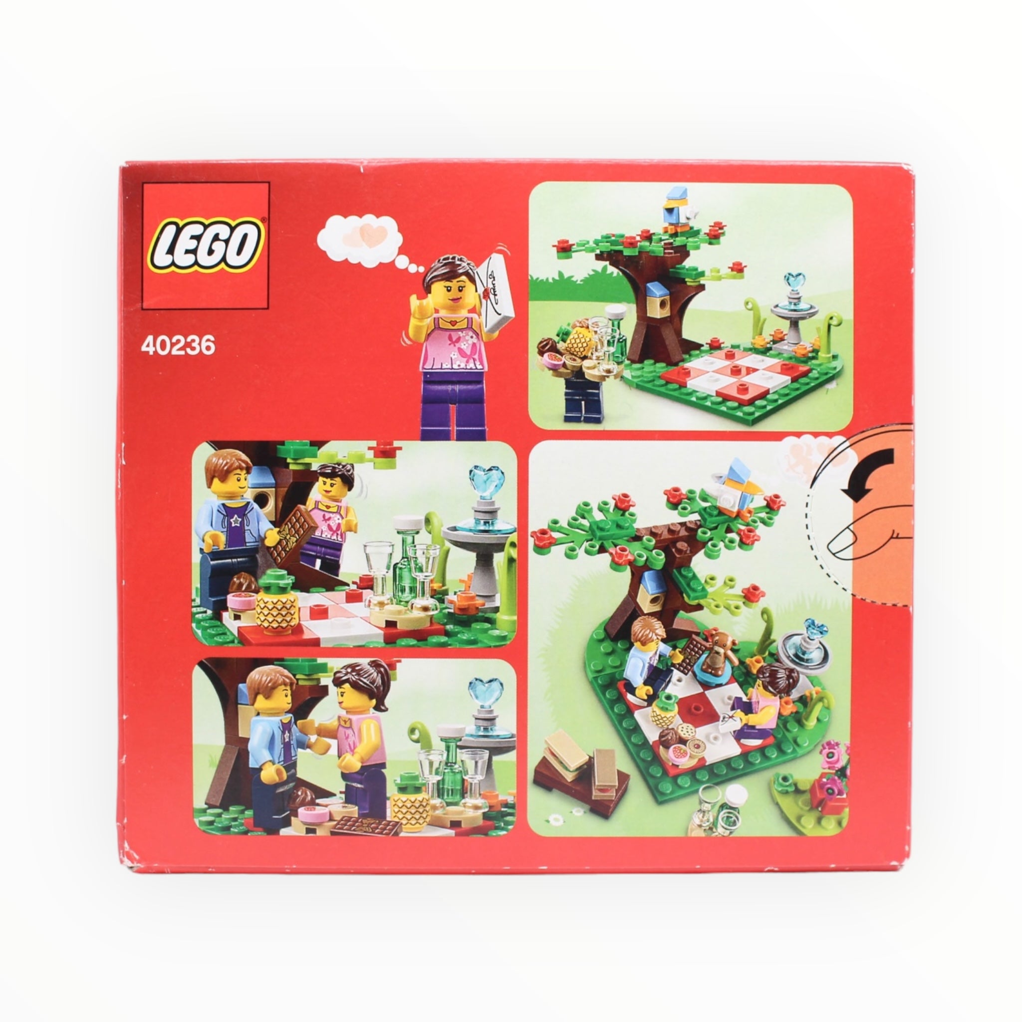 Retired Set 40236 LEGO Romantic Valentine Picnic