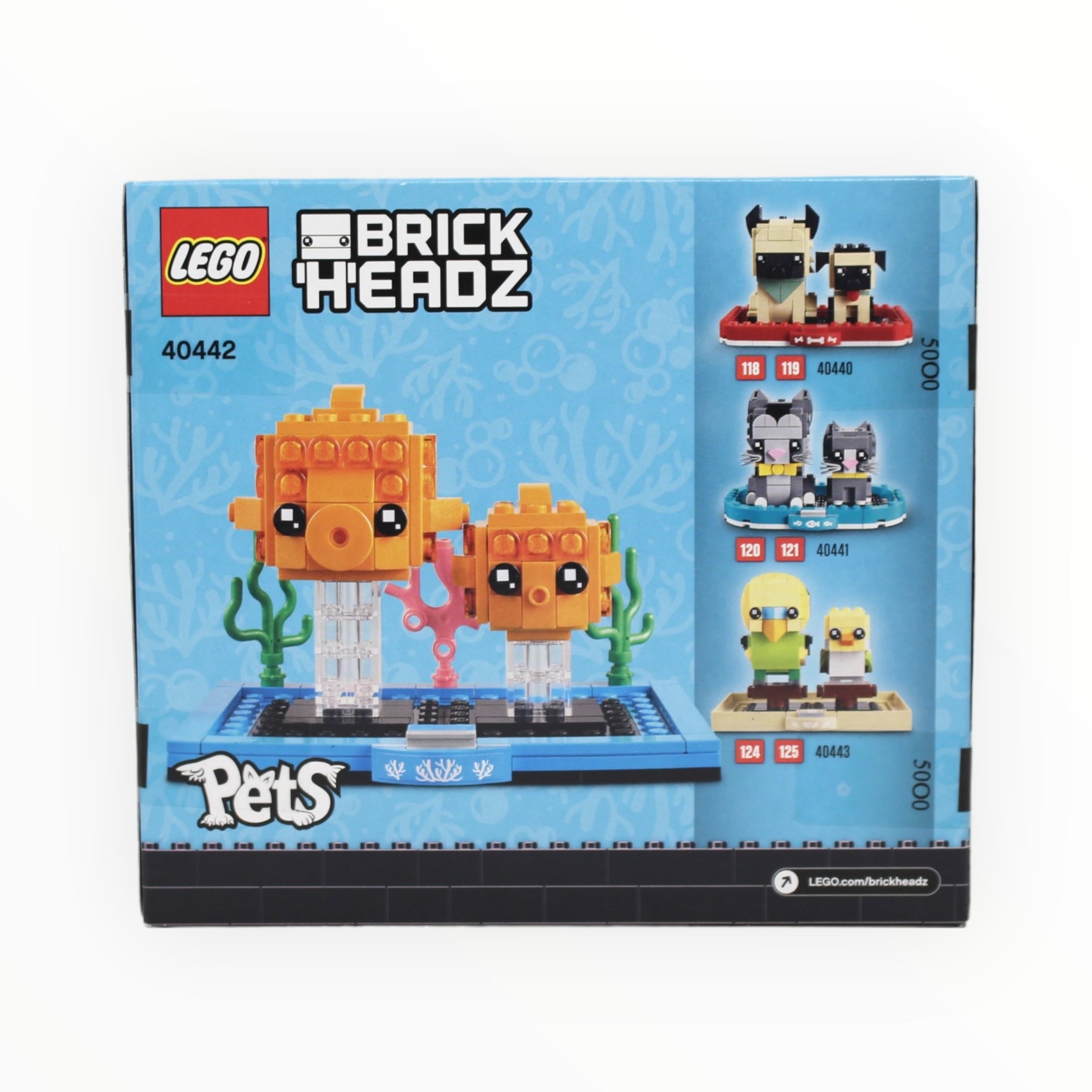 Retired Set 40442 BrickHeadz Goldfish & Fry