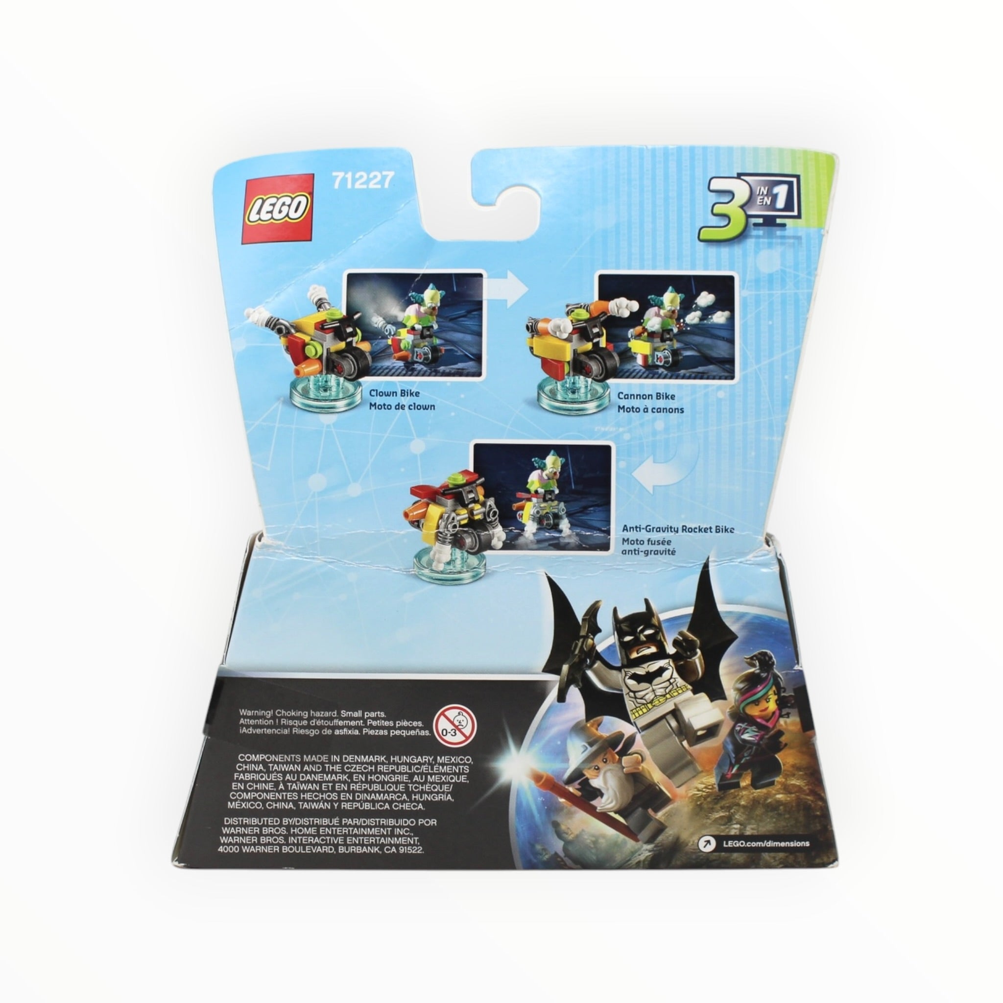 Retired Set 71227 Dimensions Fun Pack - The Simpsons Krusty the Clown and Clown Bike (some box damage)