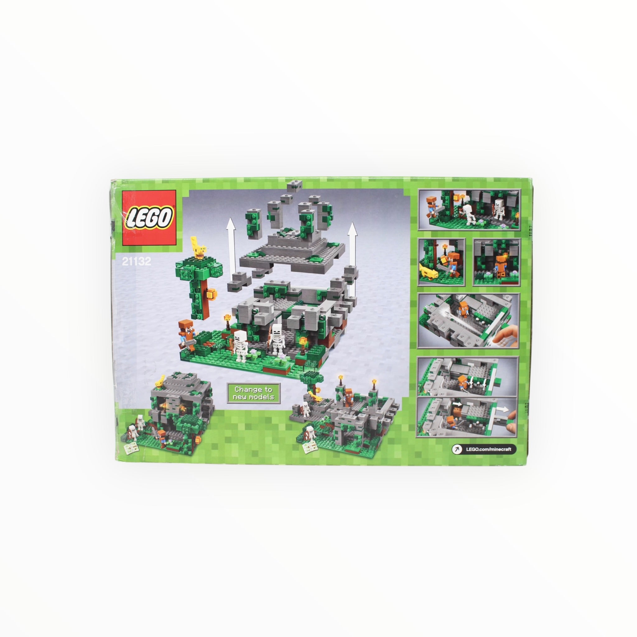 Certified Used Set 21132 Minecraft The Jungle Temple (bags 2-4 sealed)