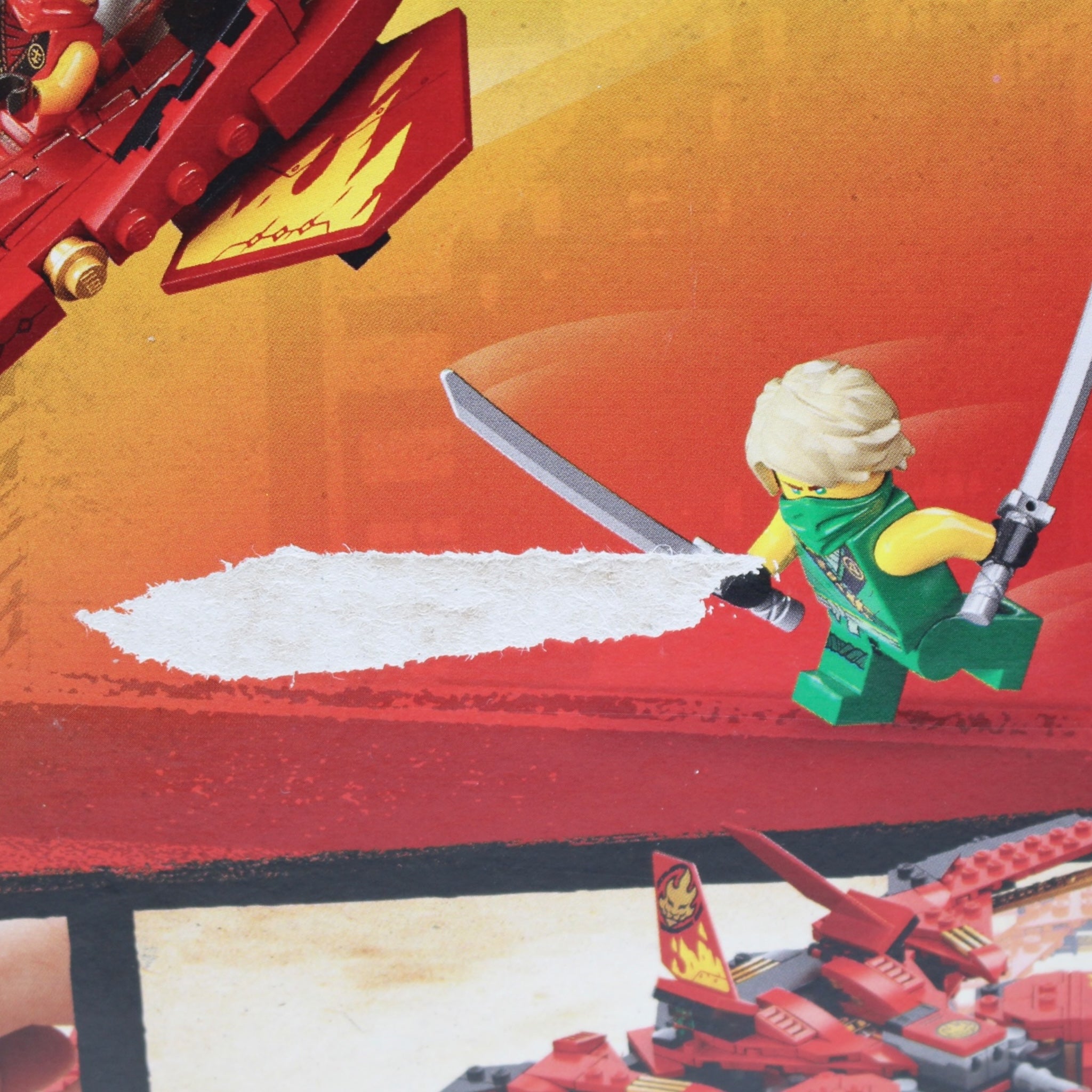Retired Set 71704 Ninjago Kai Fighter (damaged box)