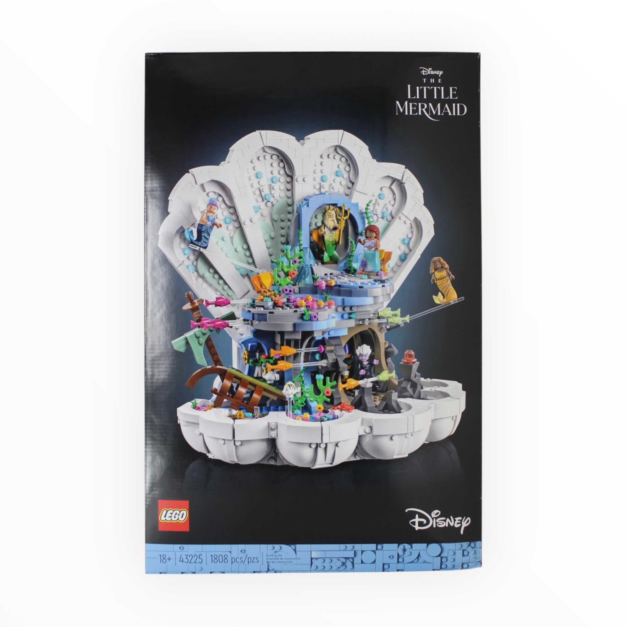Retired Set 43225 Disney The Little Mermaid Royal Clamshell