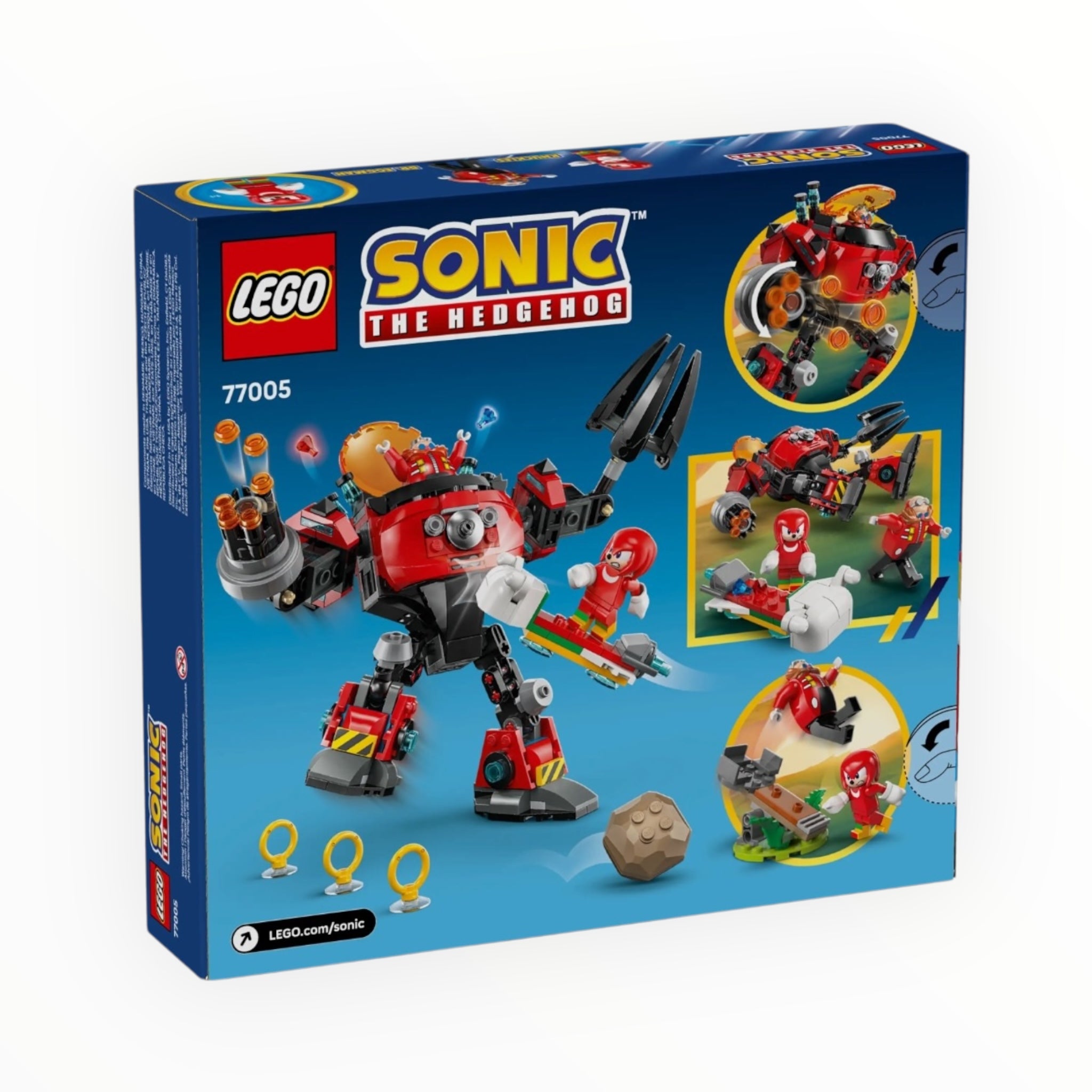 77005 Sonic the Hedgehog Knuckles vs. Dr. Eggman Egg Crusher Mech