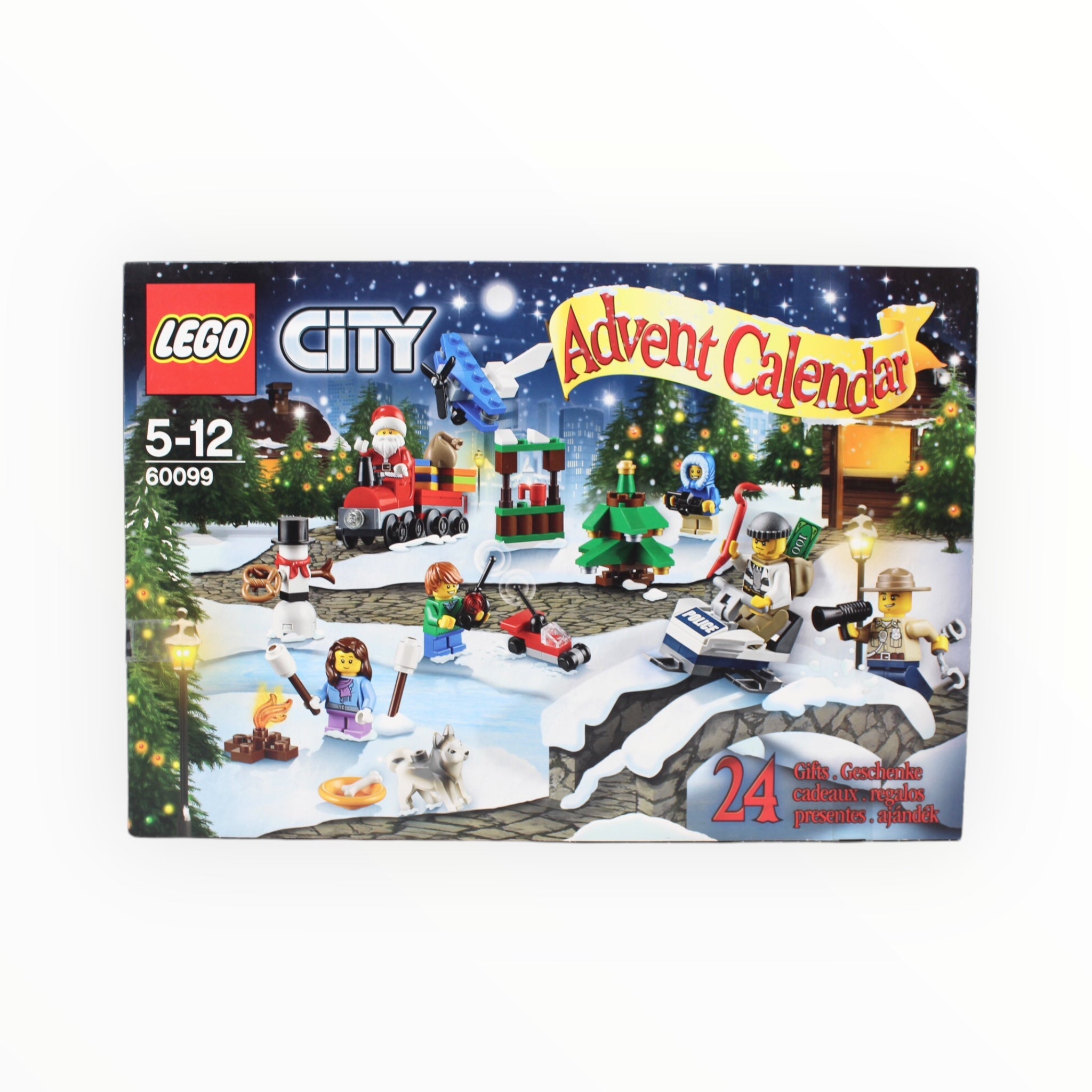 Certified Used Set 60099 City Advent Calendar 2015 (open box, most bags sealed)