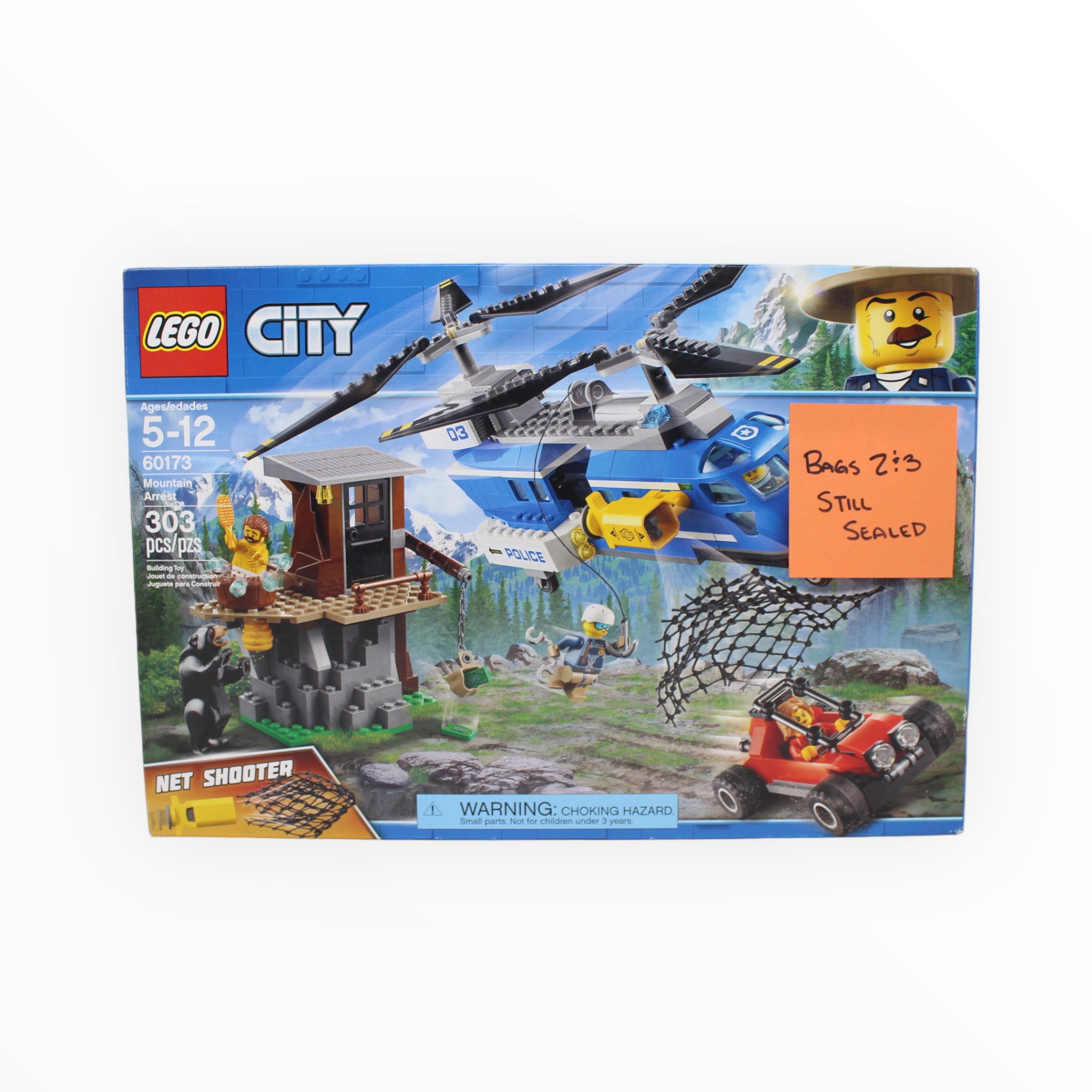 Certified Used Set 60173 City Mountain Arrest (bags 2 and 3 sealed)