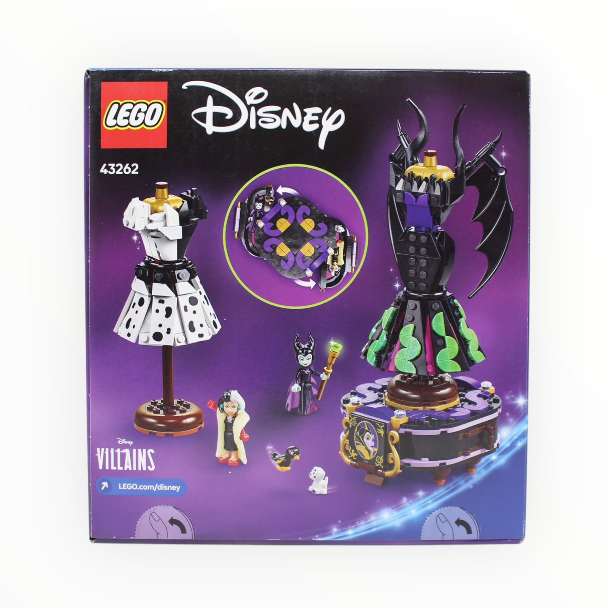 43262 Disney Maleficent's and Cruella De Vil's Dresses (damaged box)