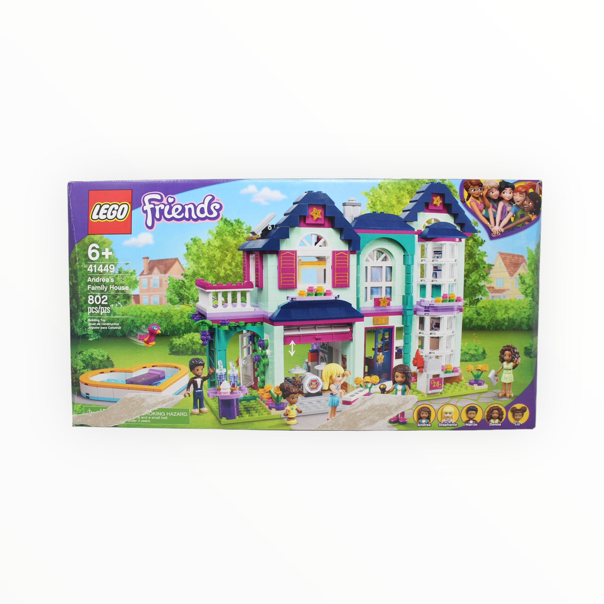 Certified Used Set 41449 Friends Andrea's Family House