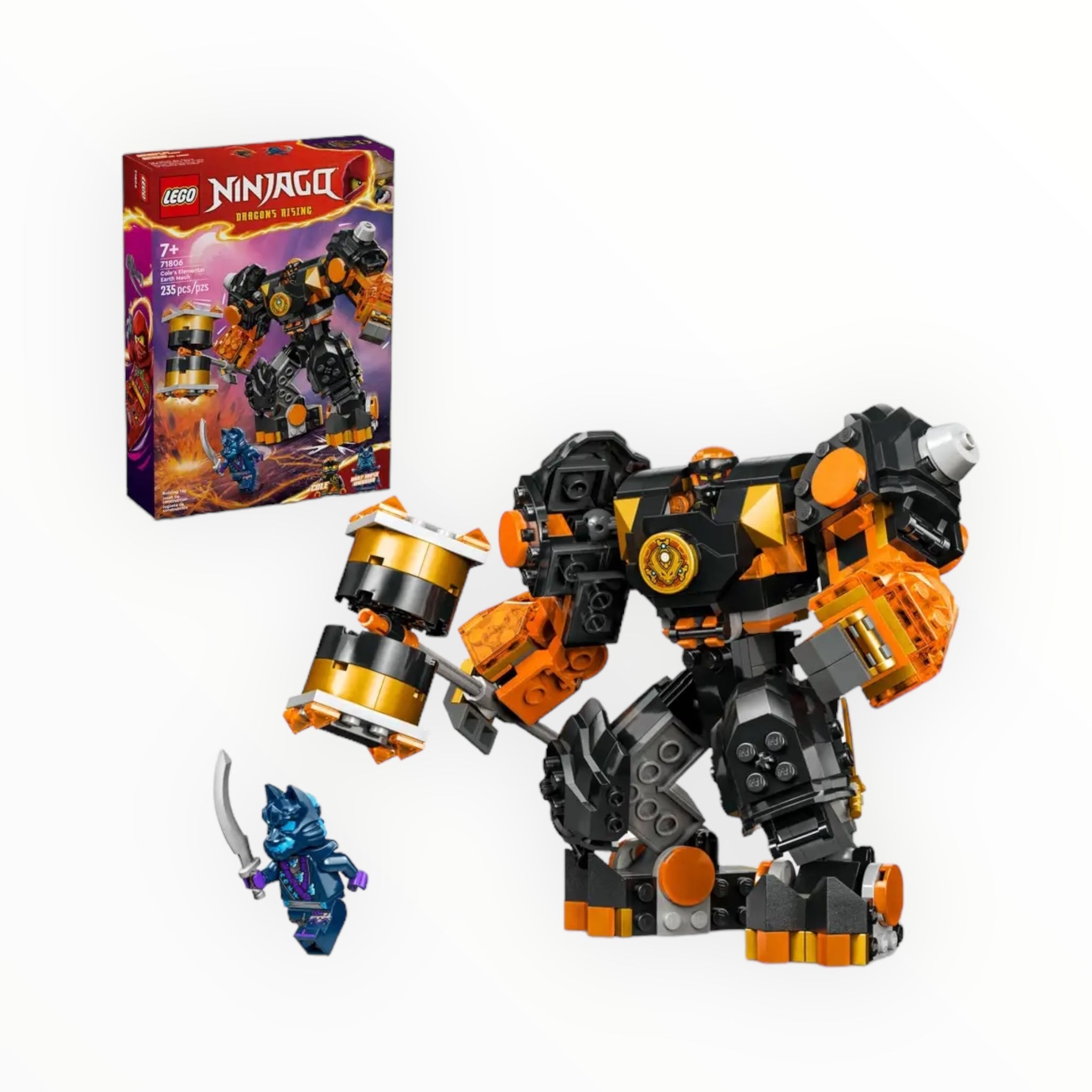 71806 Ninjago Cole’s Elemental Earth Mech