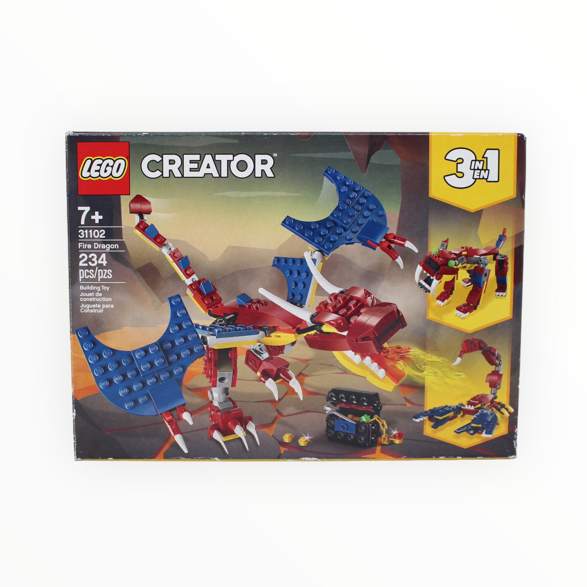 Certified Used Set 31102 Creator Fire Dragon