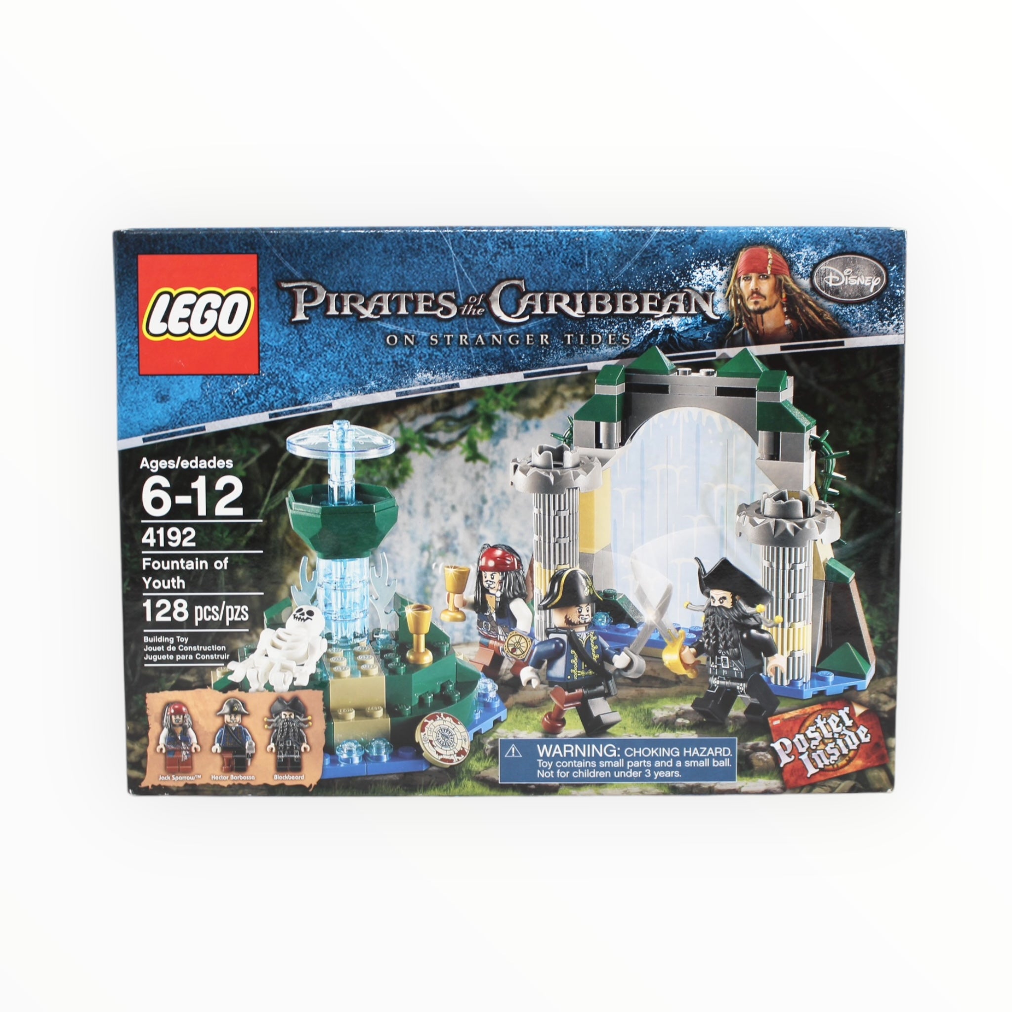 Retired Set 4192 Pirates of the Caribbean Fountain of Youth