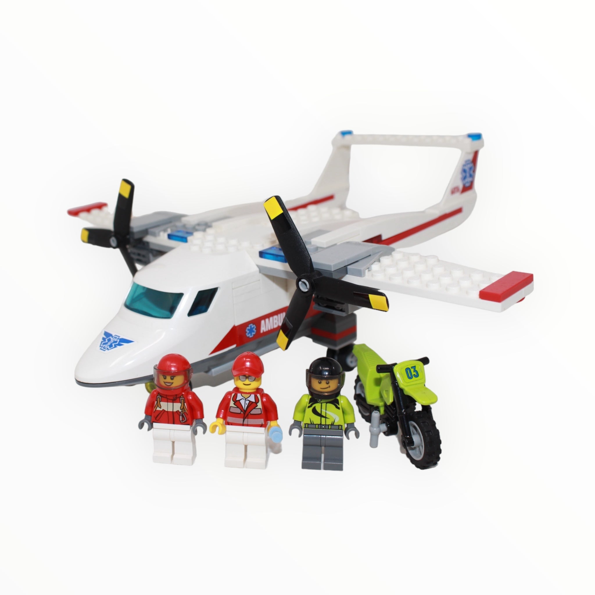 Used Set 60116 City Ambulance Plane