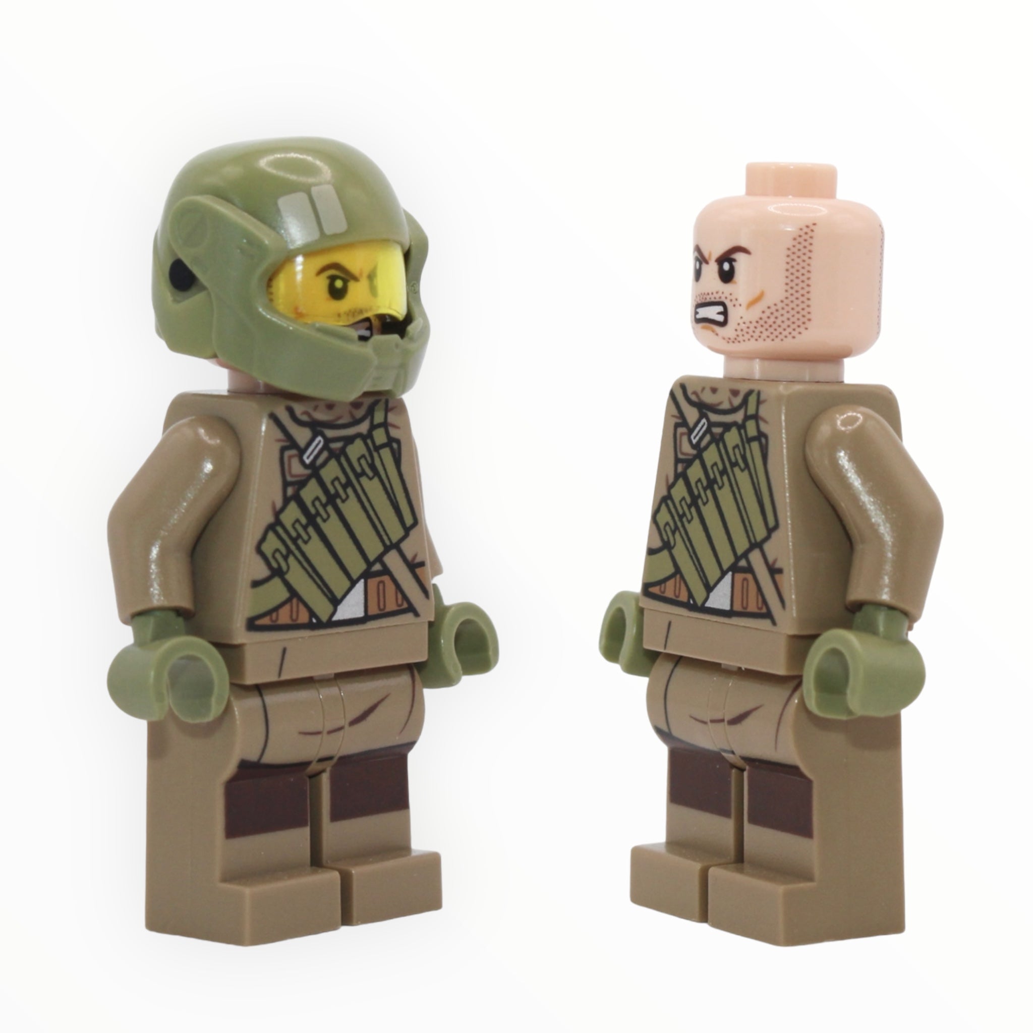 Resistance Trooper (dark tan jacket, stubble, olive green helmet)