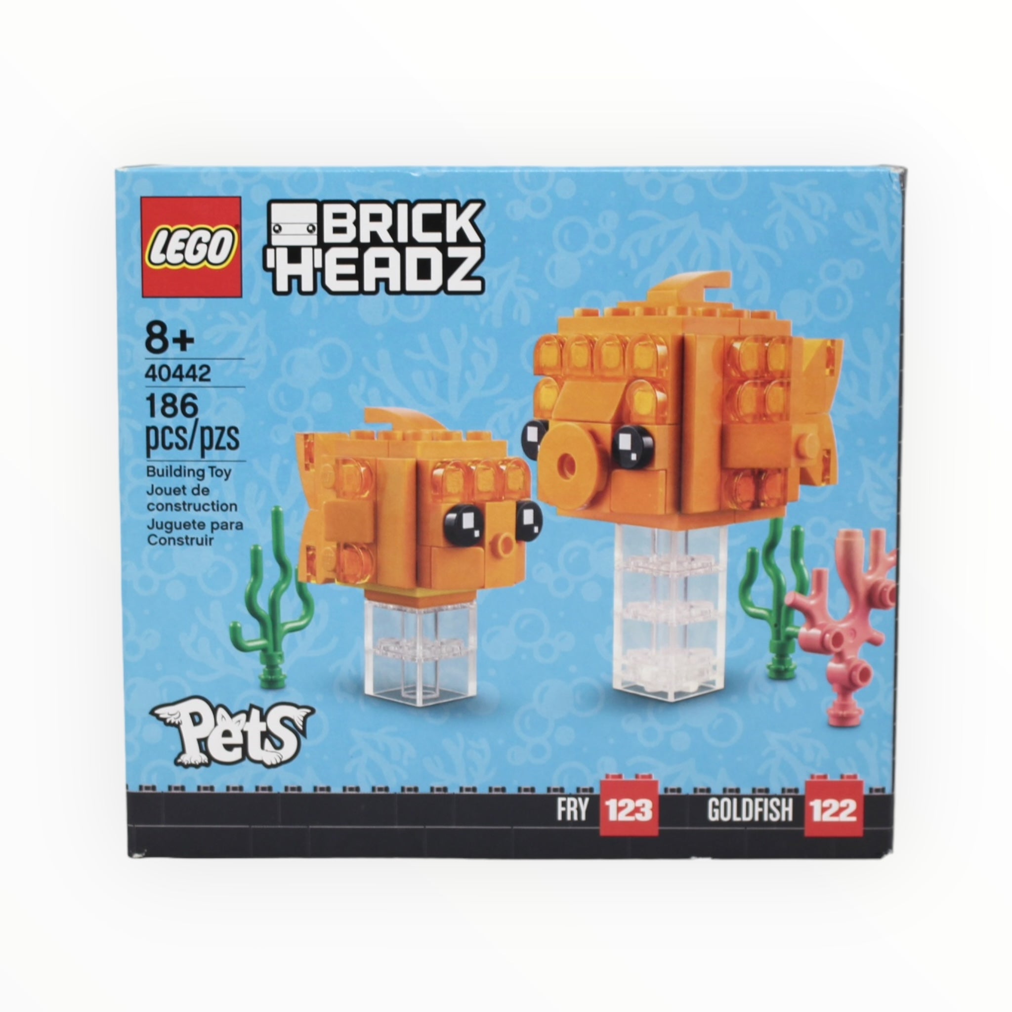 Retired Set 40442 BrickHeadz Goldfish & Fry
