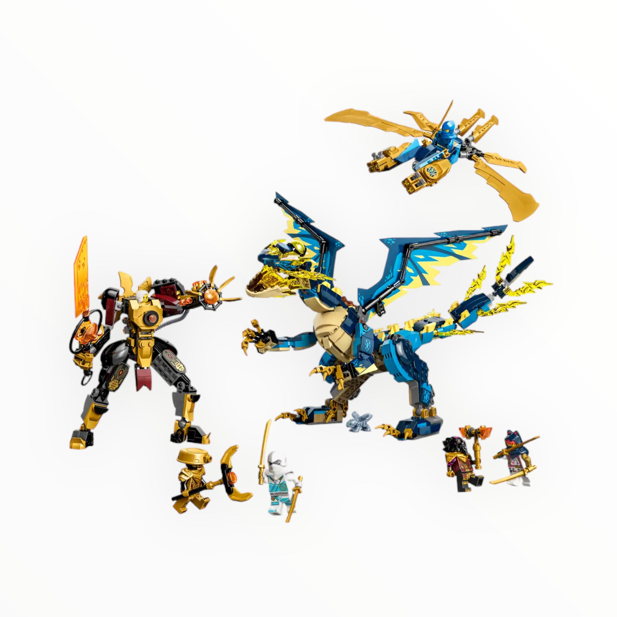 71796 Ninjago Elemental Dragon vs. The Empress Mech