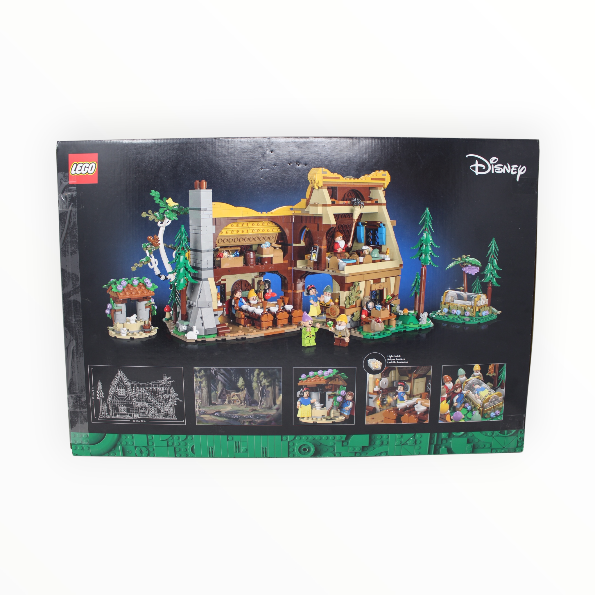 Certified Used Set 43242 Disney Snow White and the Seven Dwarfs' Cottage (open box, sealed bags, slight box damage)