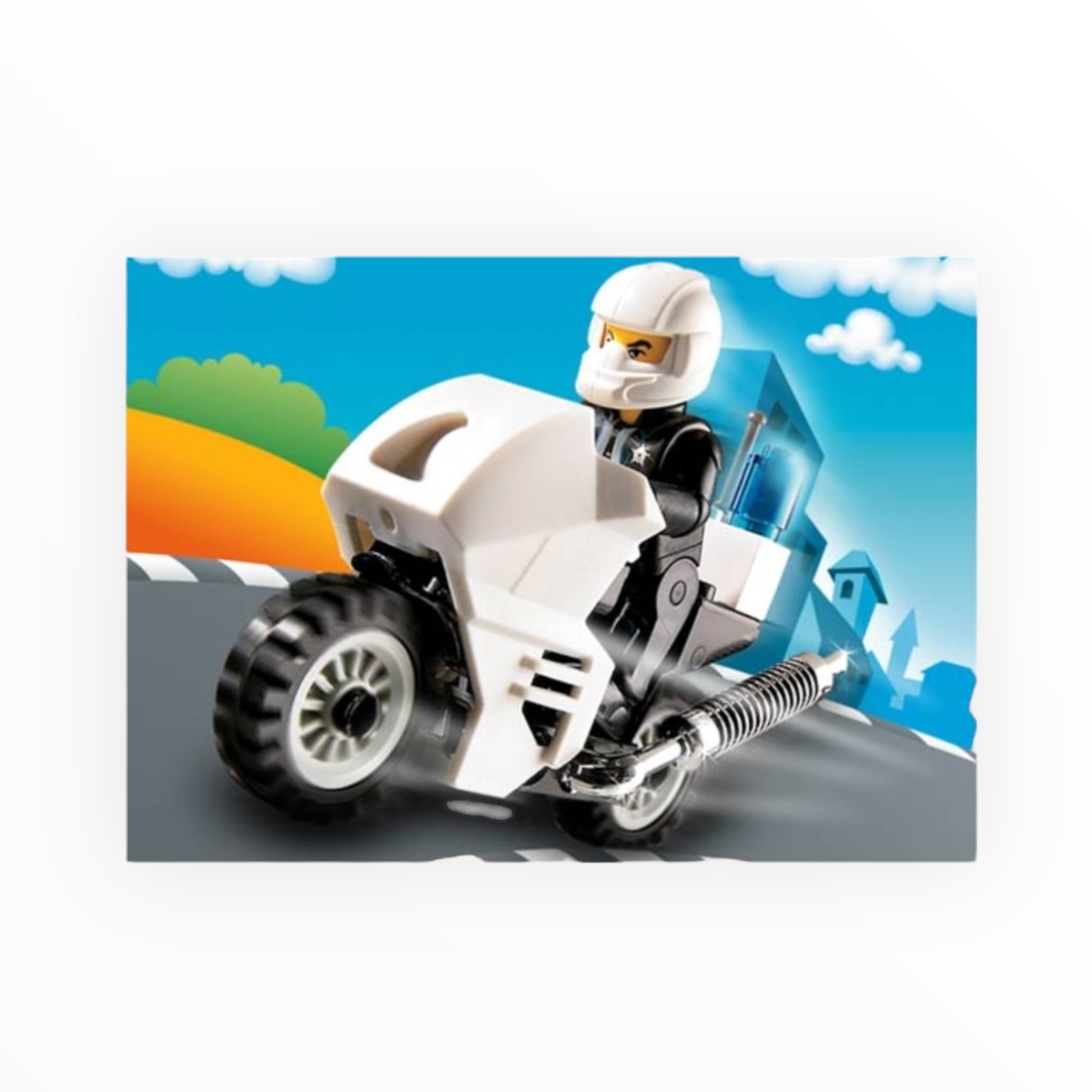 Retired Set 4651 LEGO 4 Juniors Police Motorcycle