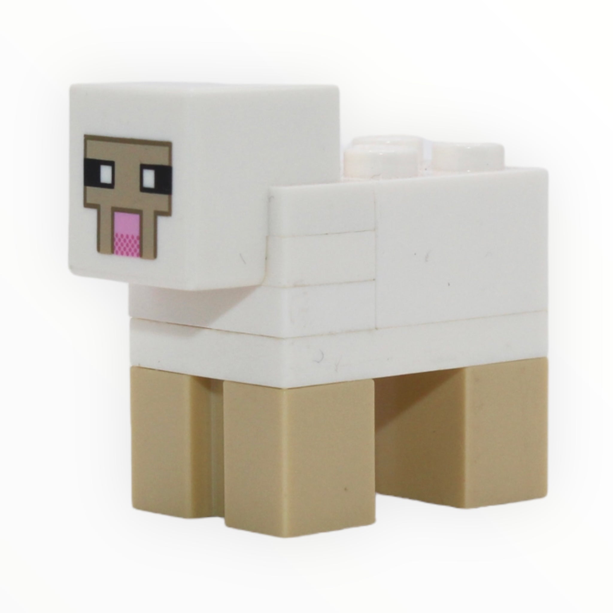 Minecraft White Sheep (2x2 brick on back)