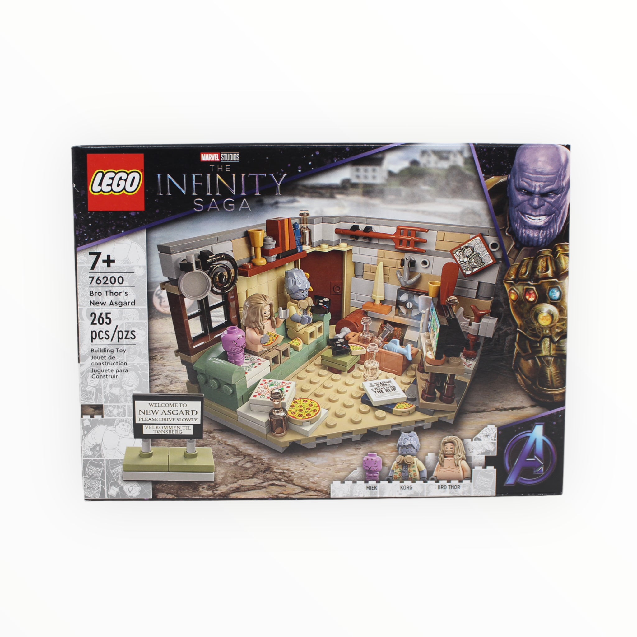 Retired Set 76200 Infinity Saga Bro Thor’s New Asgard