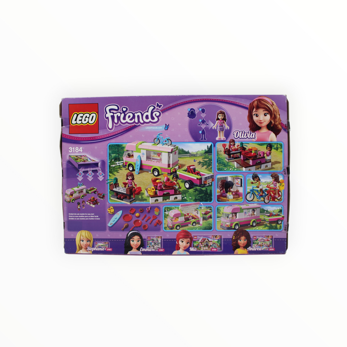 Retired Set 3184 Friends Adventure Camper (some box damage)