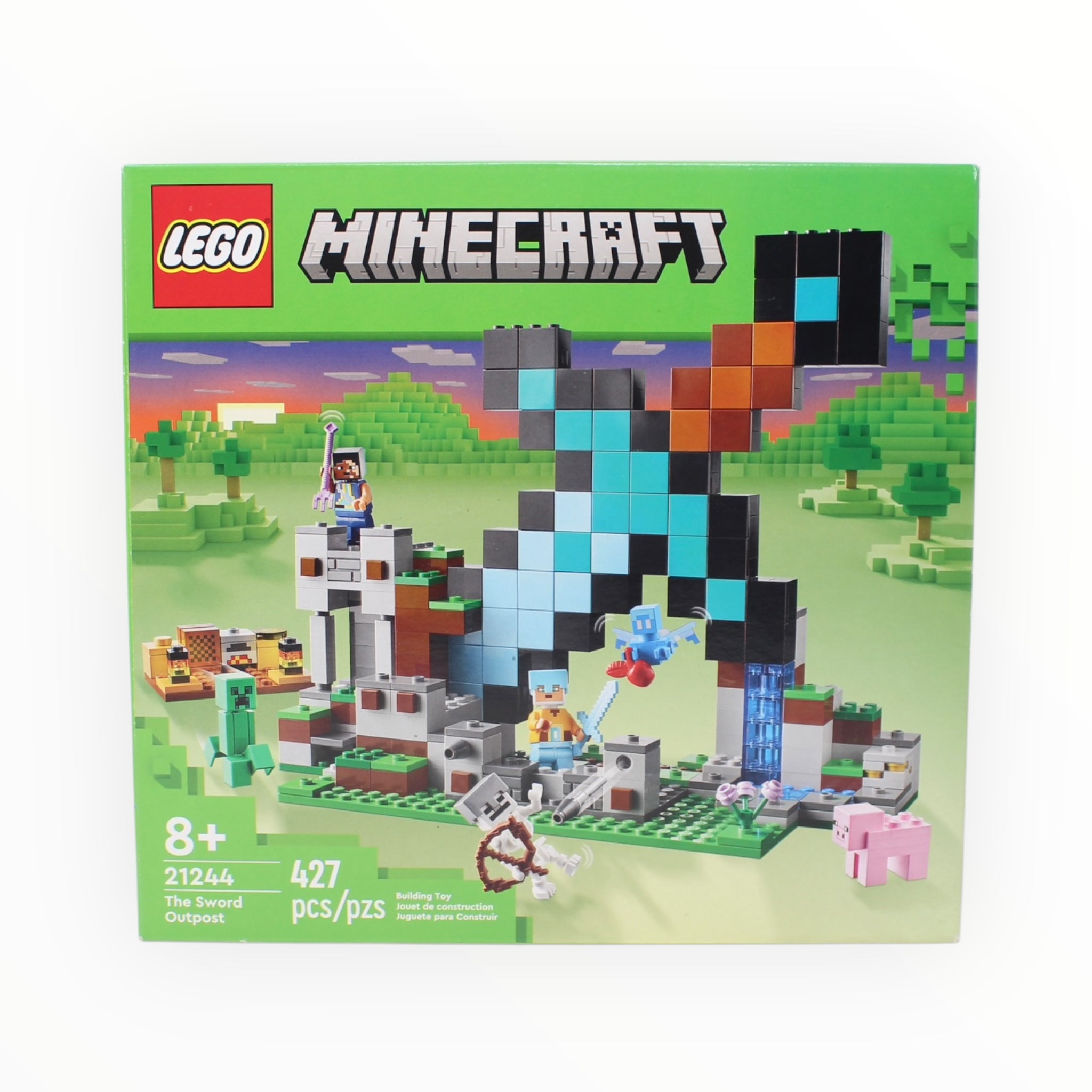 Certified Used Set 21244 Minecraft The Sword Outpost