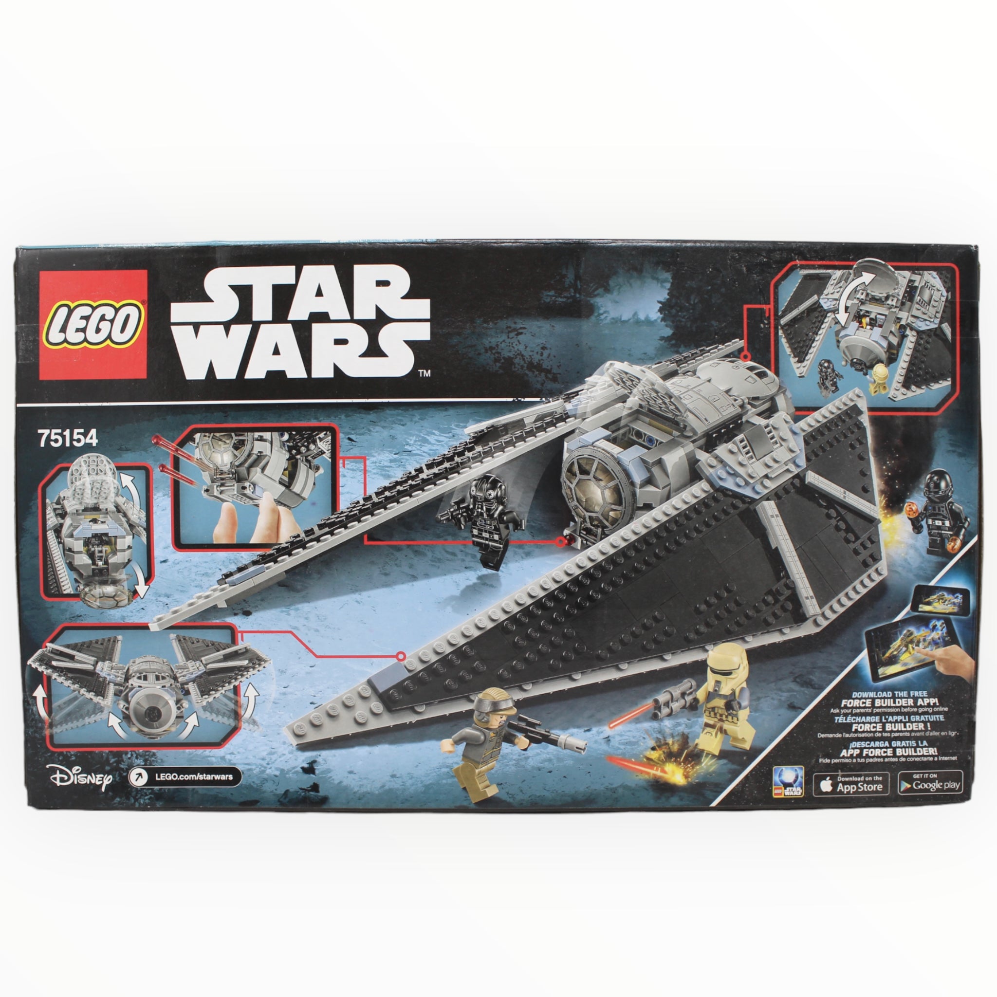 Retired Set 75154 Star Wars TIE Striker (damaged box)
